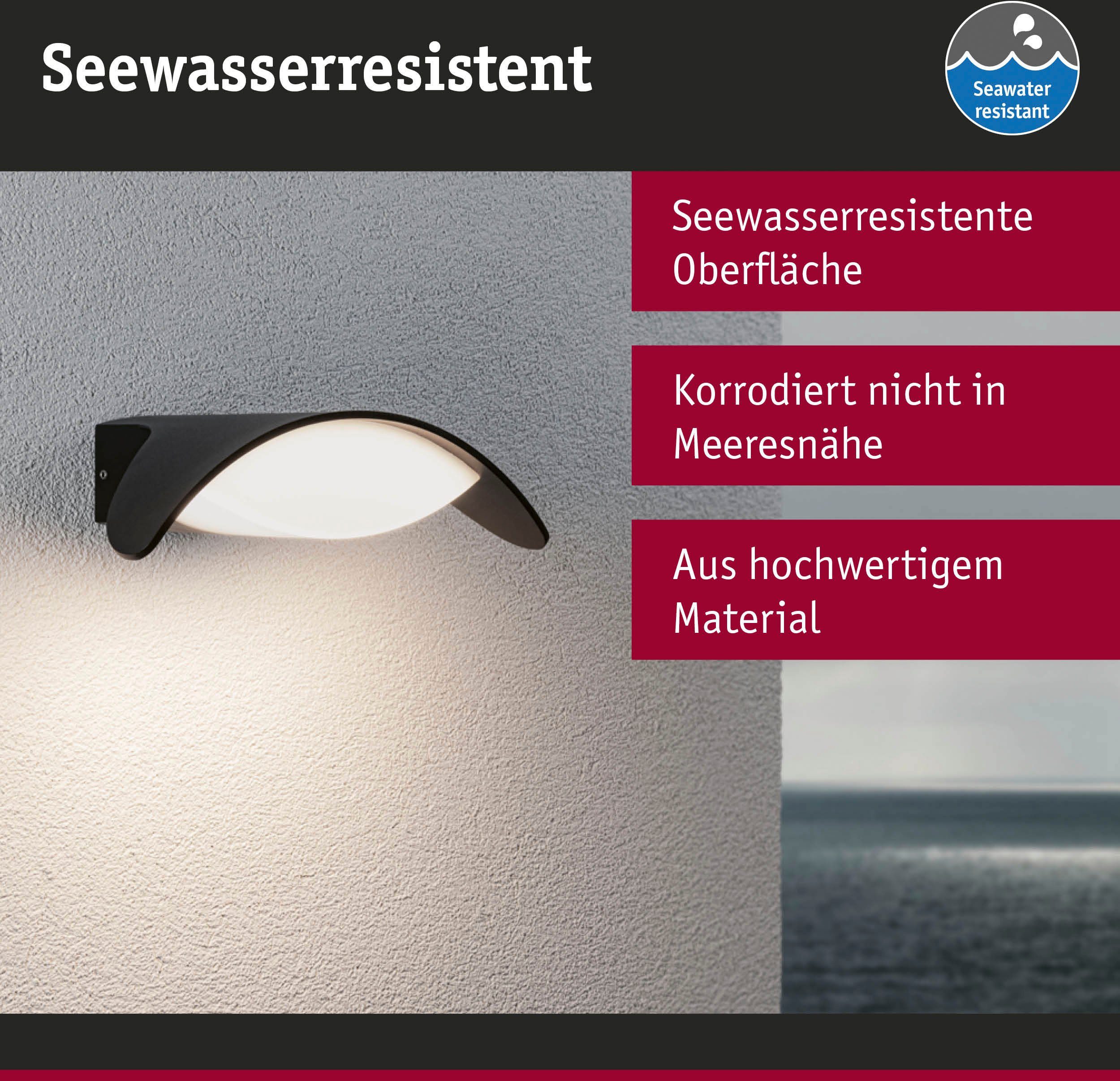 Paulmann Led-wandlamp voor buiten Buiten 230V Mesana IP44 Antraciet (1 stuk)