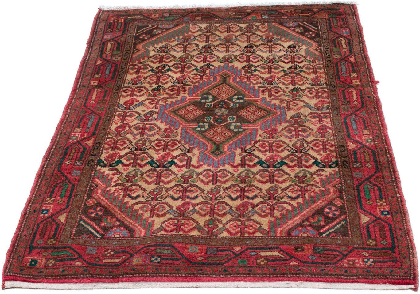 morgenland Wollen kleed Hamadan medaillon 115 x 80 cm Handgeknoopt