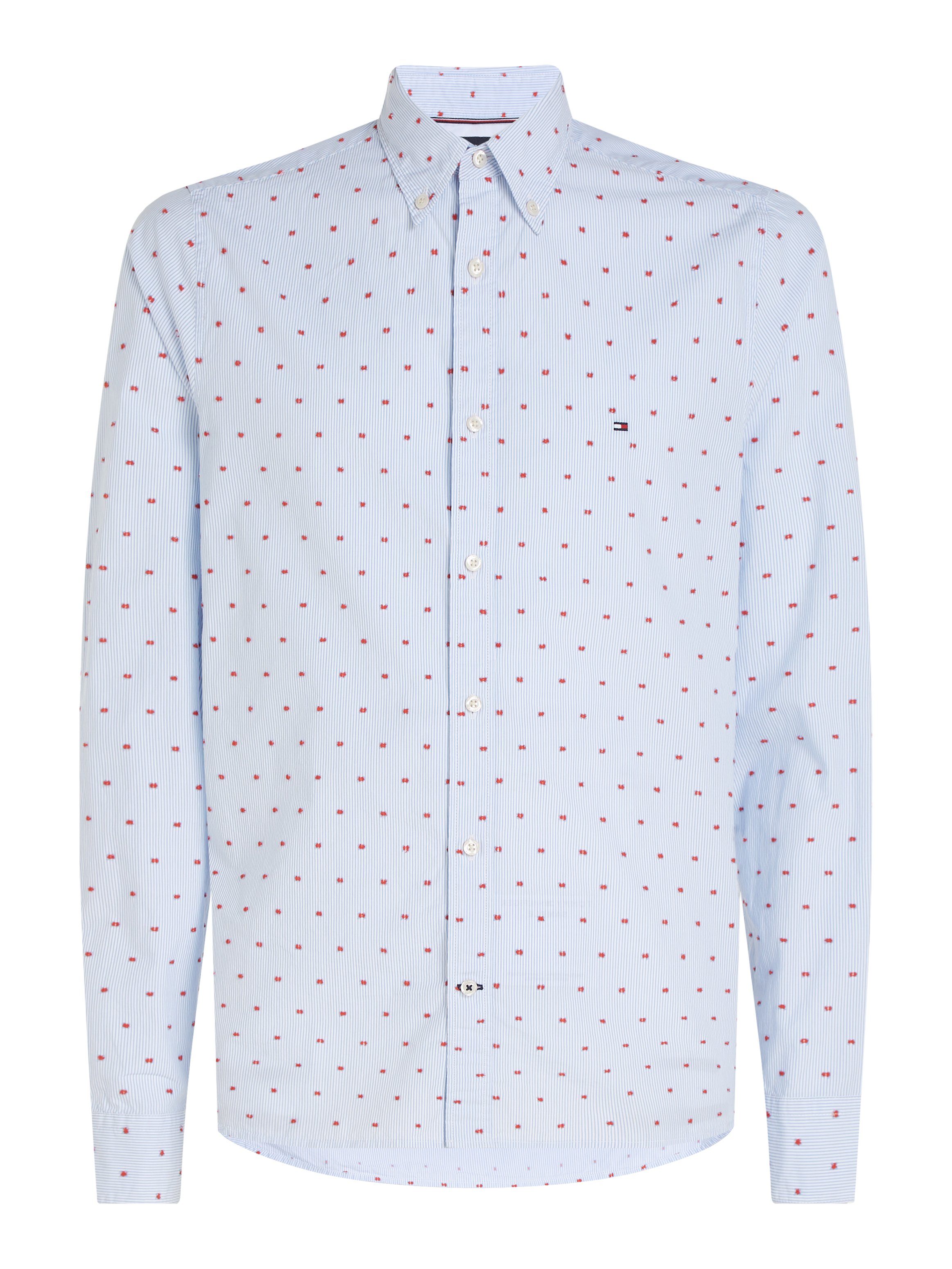Tommy Hilfiger Overhemd met lange mouwen FIL COUPE SF SHIRT met doorknoopsluiting