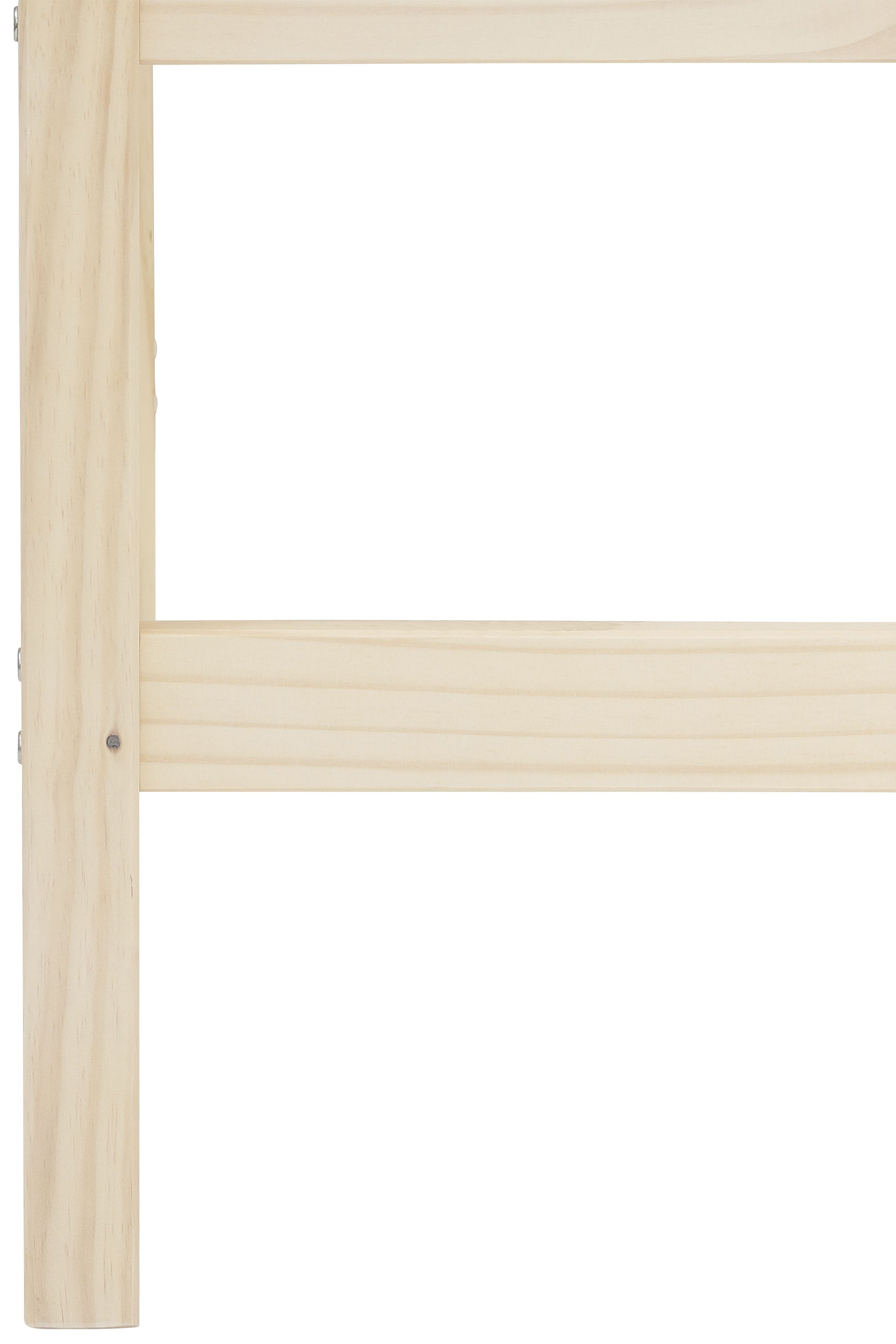 Lüttenhütt Hoogslaper Janne Grenenhout, 1-persoons, inclusief houten ladder, ligoppervlak 90x200 cm