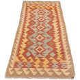 morgenland loper kelim maimene geheel gedessineerd 200 x 62 cm omkeerbaar tapijt multicolor