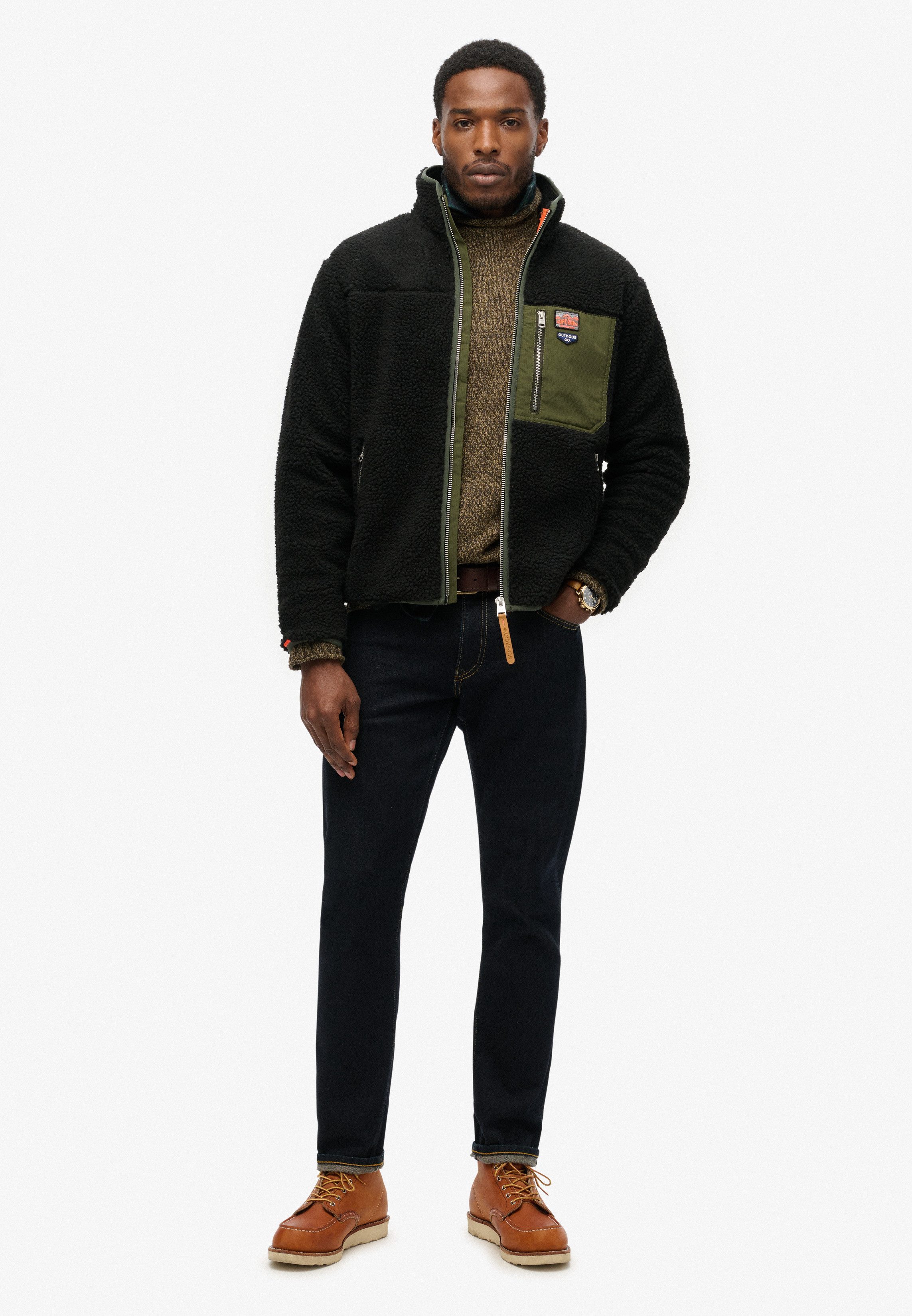 Superdry Capuchonsweatvest VINTAGE RETRO FULL ZIP FLEECE