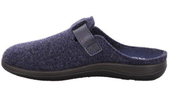 Rohde Pantoffels Bari pantoffel, klomp met klittenbandriem, in comfortbreedte g