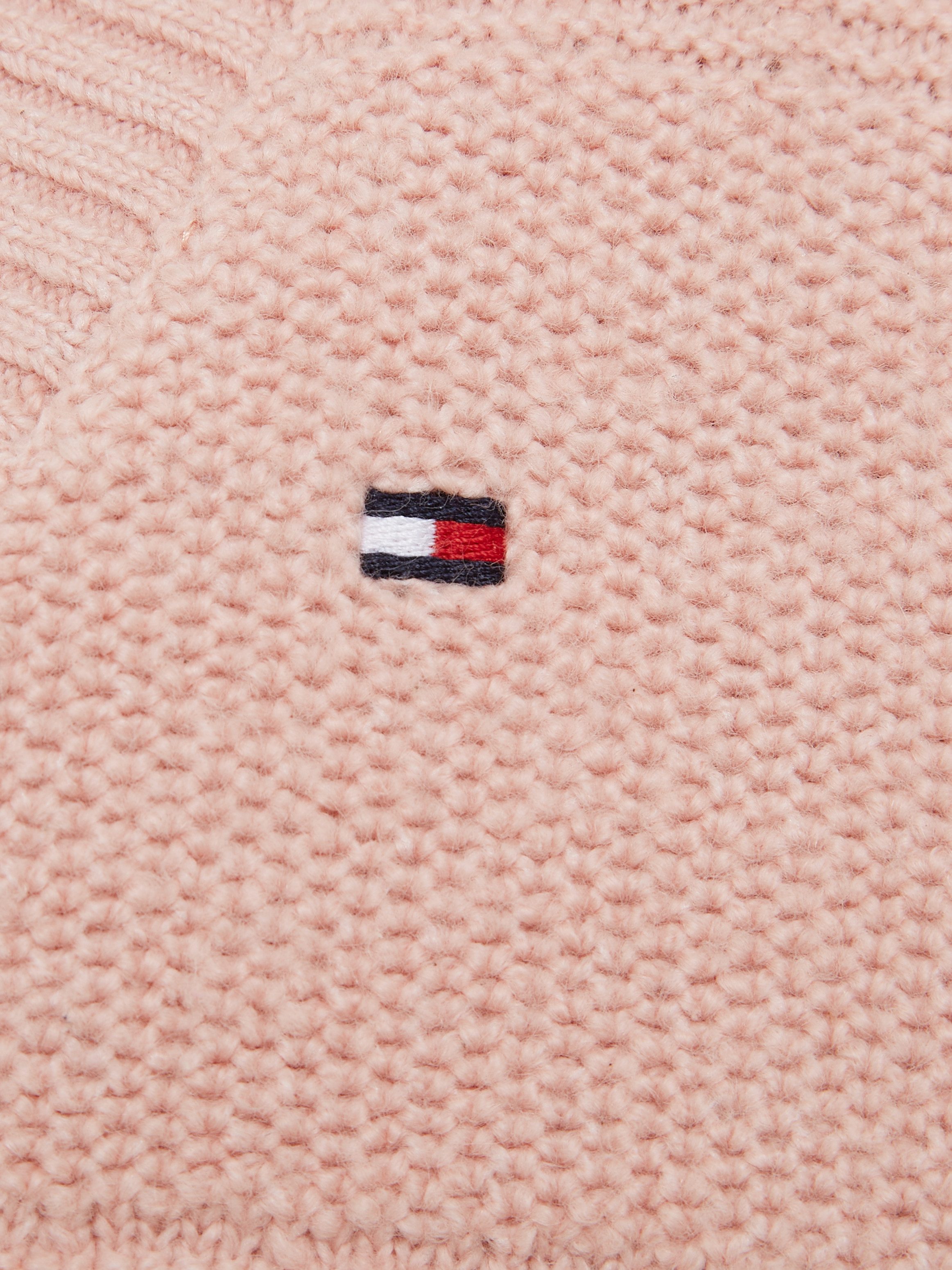 Tommy Hilfiger Vest MIX TEXTURED CARDIGAN Baby tot 2 jaar met logo-borduursel