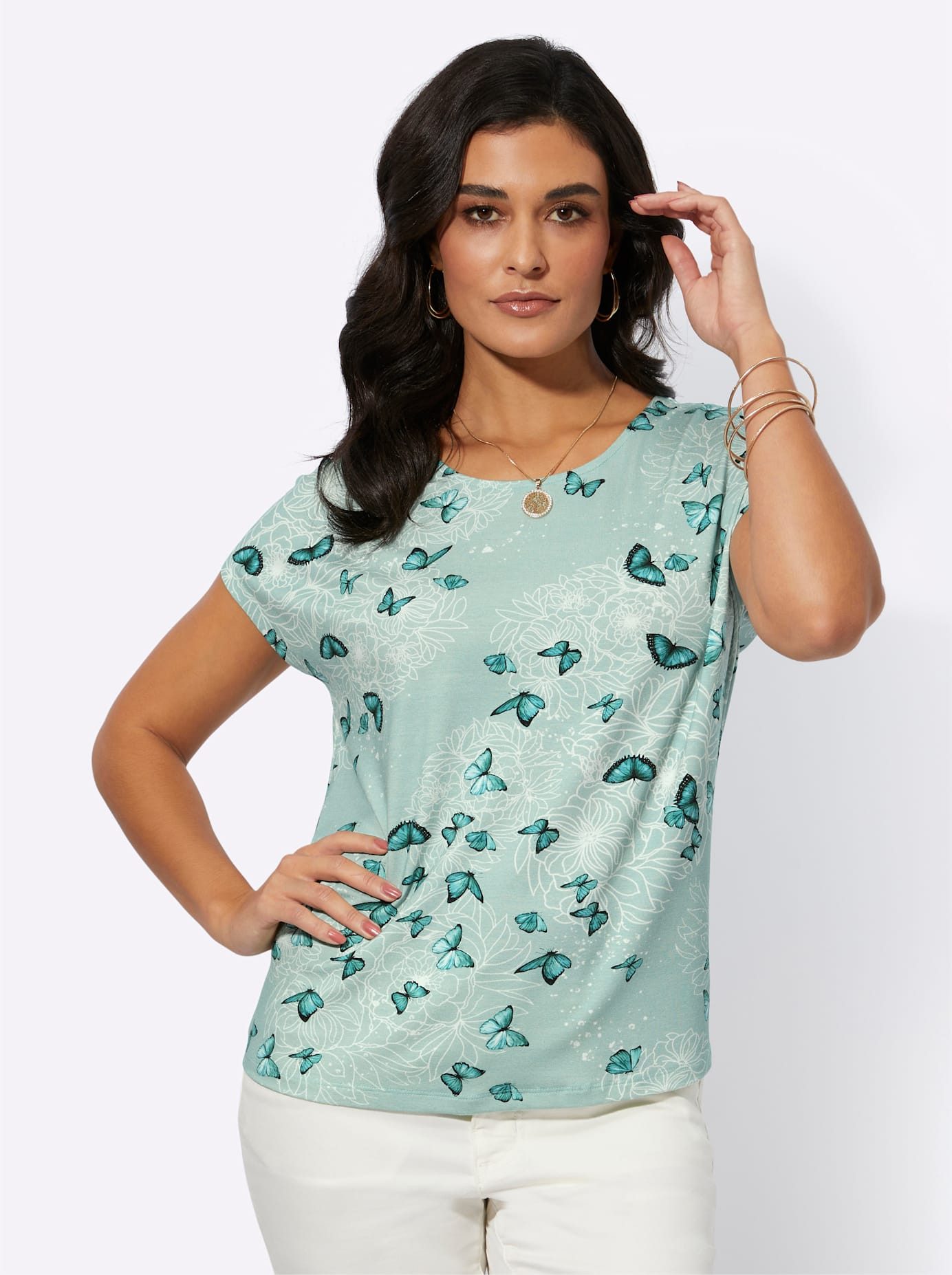 Creation L Shirt met print Gedessineerd shirt (1-delig)