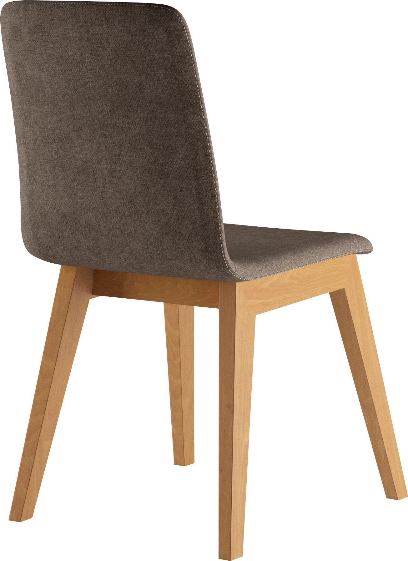 INOSIGN Stoel Sandy met verschillende stoelpootkleuren en kleurvarianten, zithoogte 47 cm (2 stuks)
