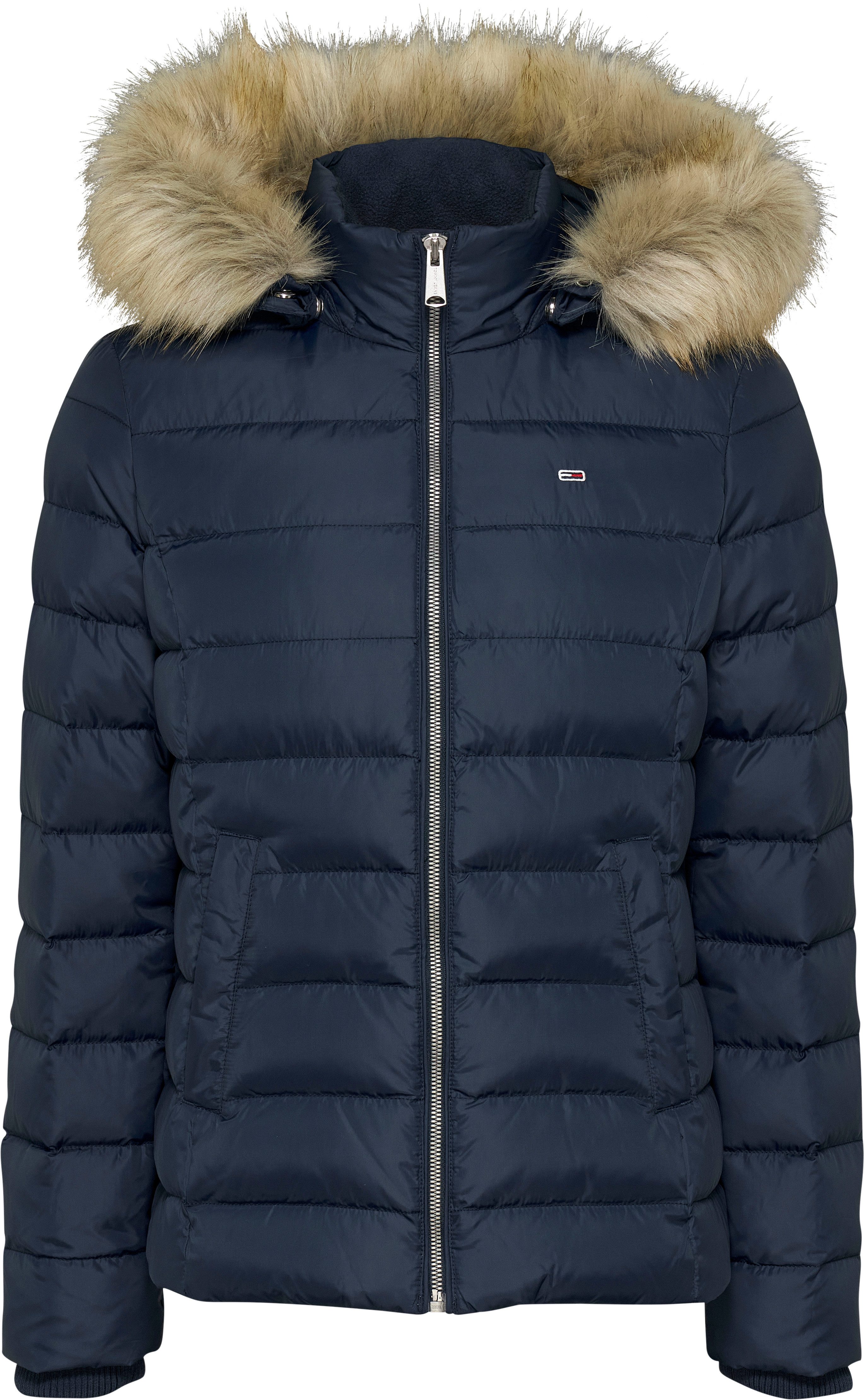 TOMMY JEANS Gewatteerde jas TJW BASIC HOODED DOWN JACKET EXT