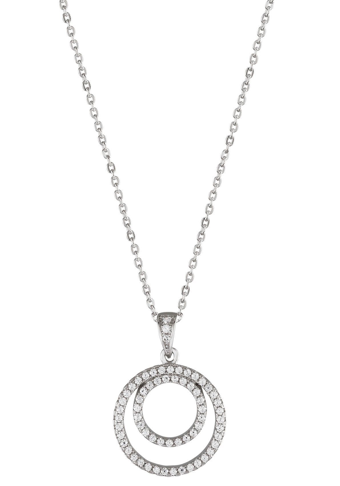 UNIKE JEWELLERY Ketting met hanger CLASSY CIRCLE ELEMENT CIRCLES ROUND, UK.CL.1205.0036