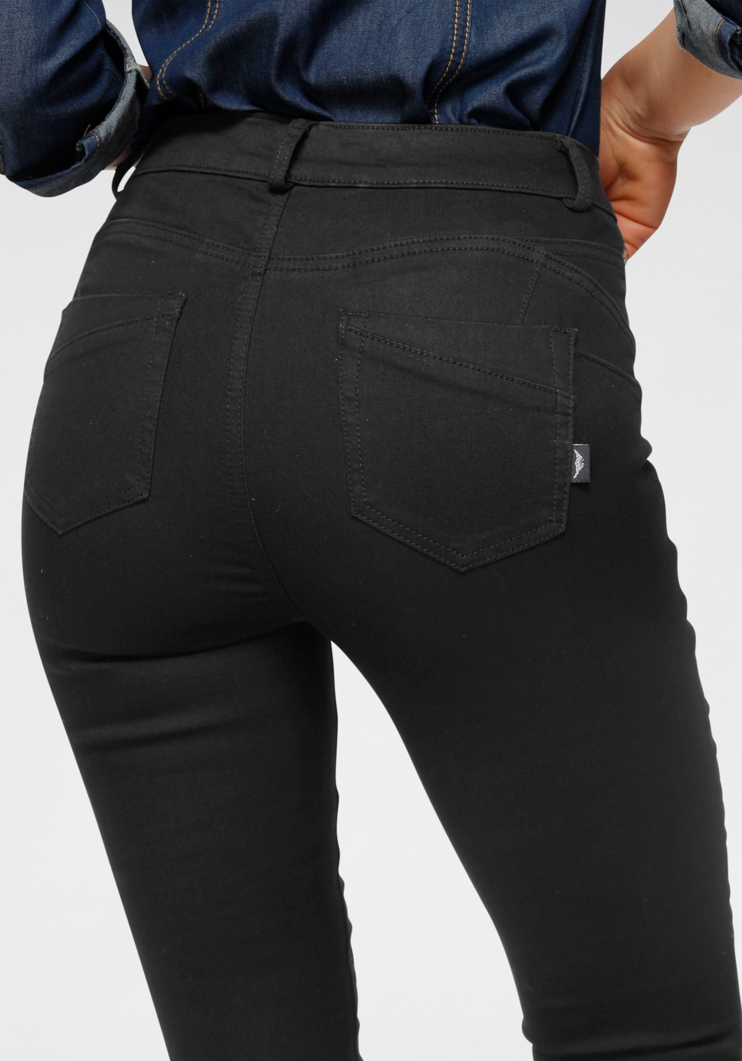 Arizona Skinny fit jeans Ultra Stretch skinny-fit, geaccentueerde taille, shaping-effect, high waist
