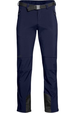 maier sports softshell-broek tech pants blauw