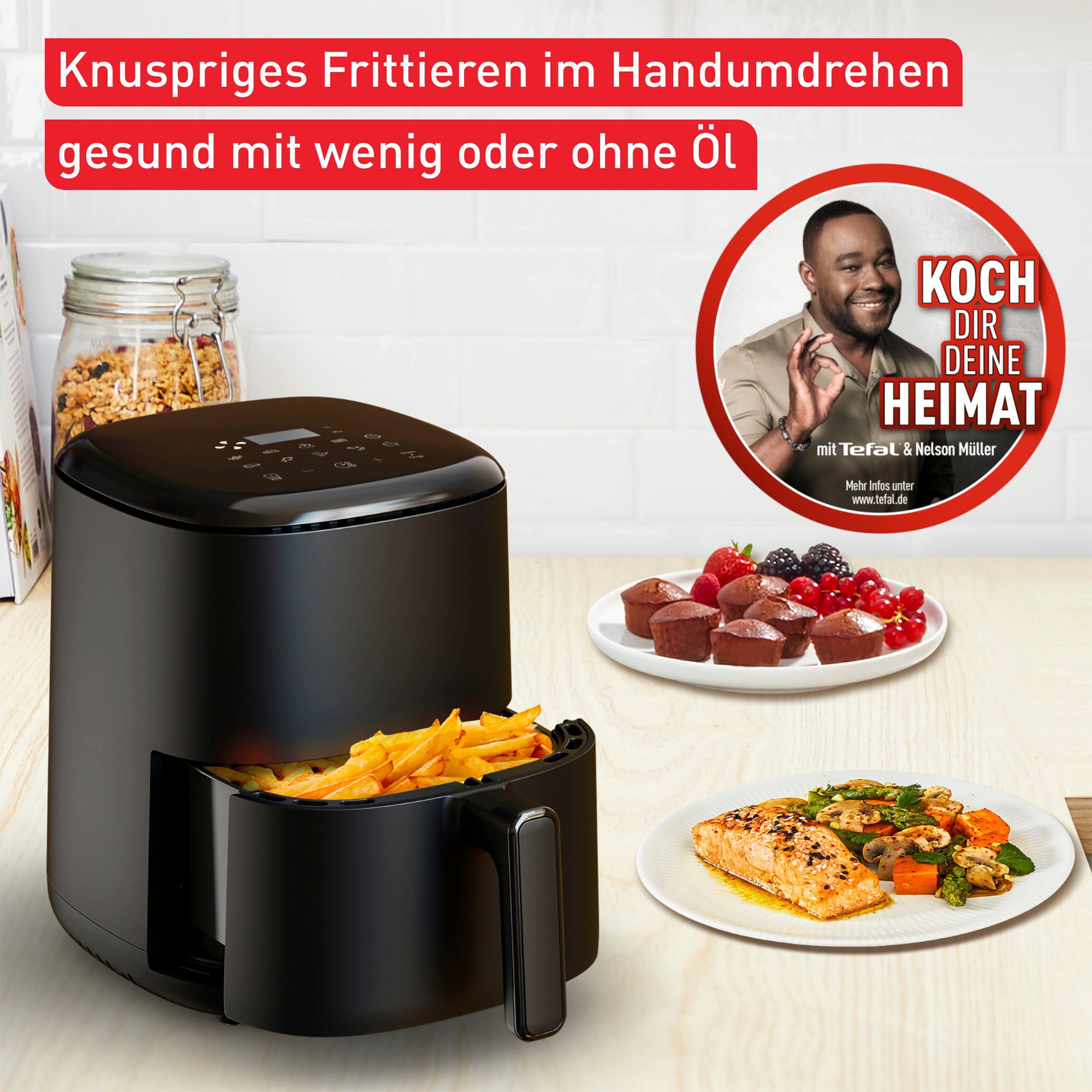 Tefal Airfryer EY1458 Easy Fry Compact