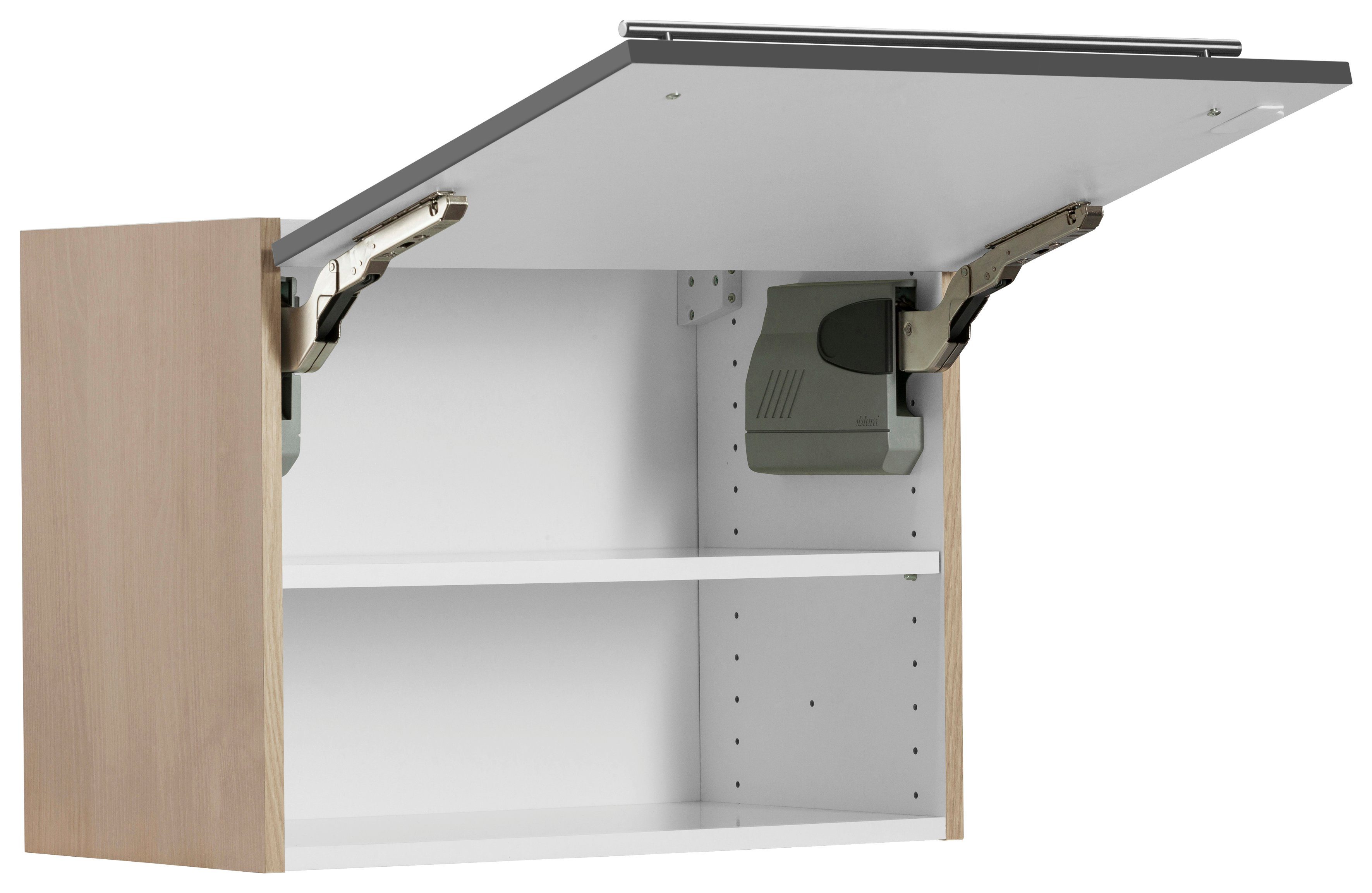 OPTIFIT Hangend kastje met klep Bern Breedte 60 cm, 1 klep inclusief demper, met metalen greep