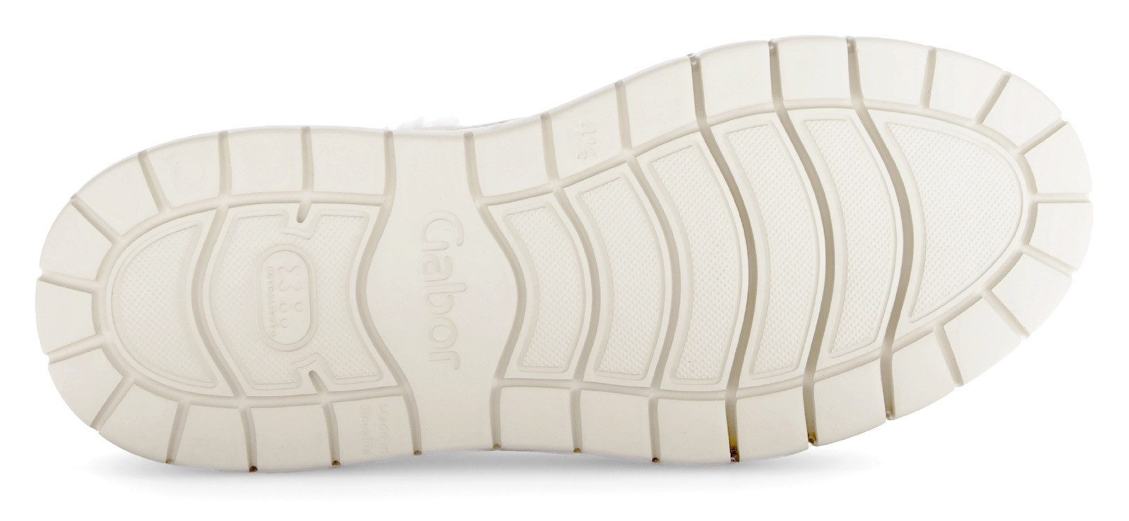 Gabor Plateausneakers plateau, vrijetijdsschoen, lage schoen, veterschoen met best fitting