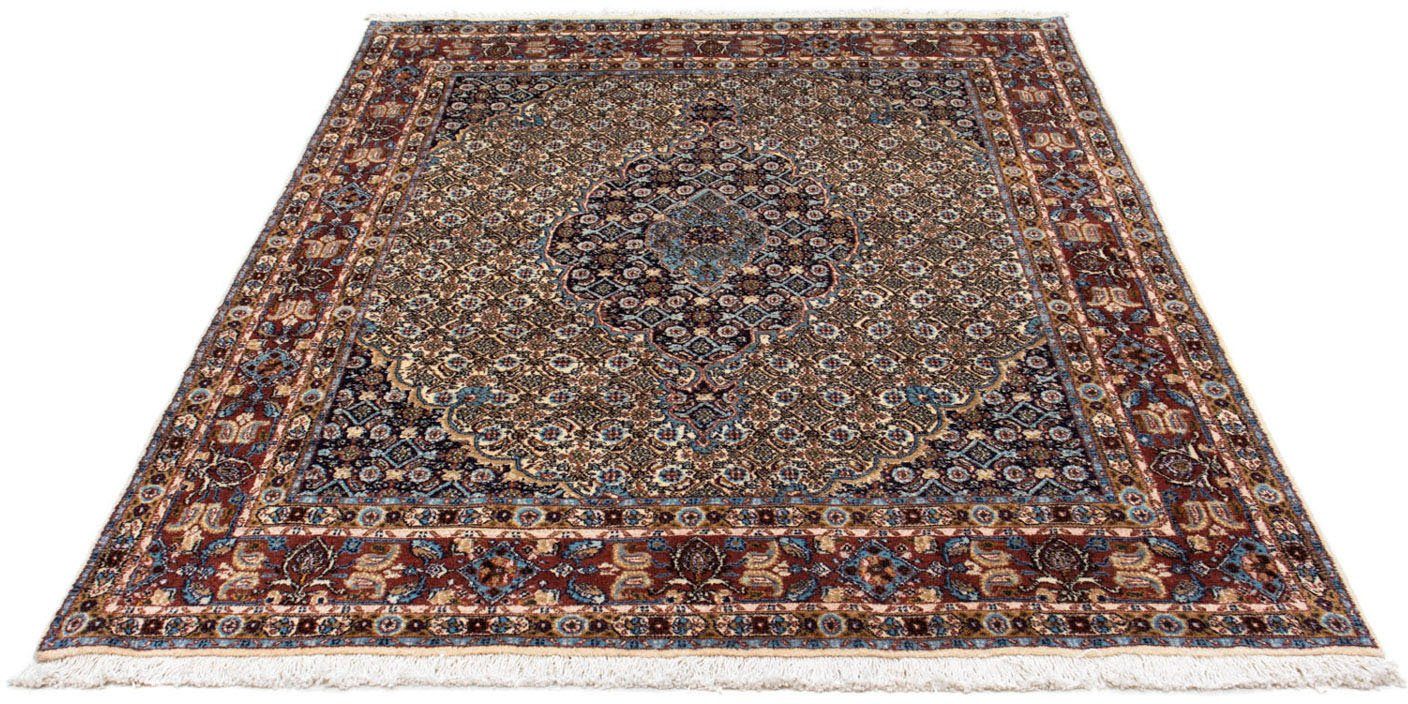 morgenland Wollen kleed Täbriz - 50 Raj Medaillon beige 90x 61 cm Handgeknoopt