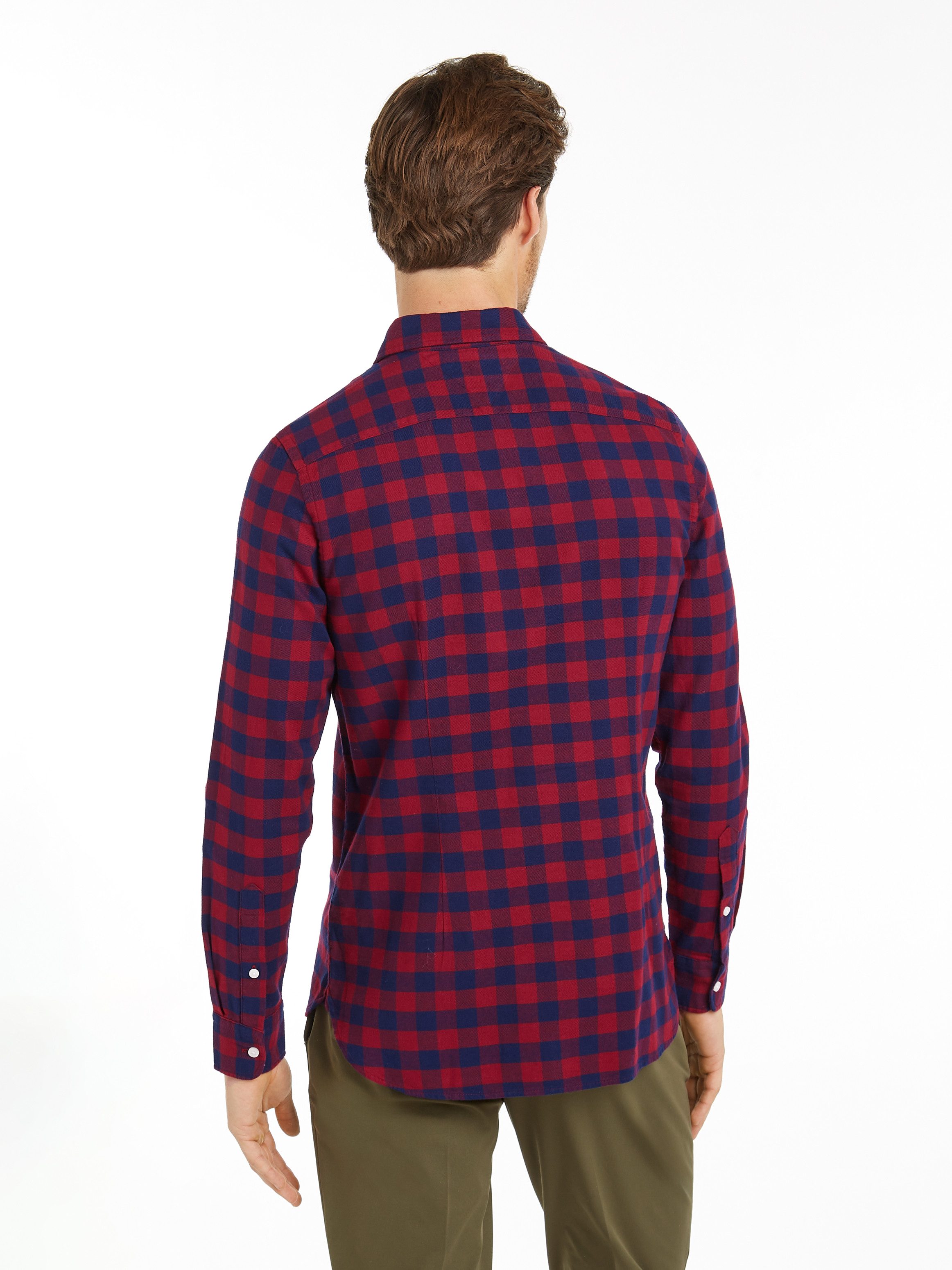 Tommy Hilfiger Overhemd met lange mouwen BRUSHED GINGHAM SF SHIRT