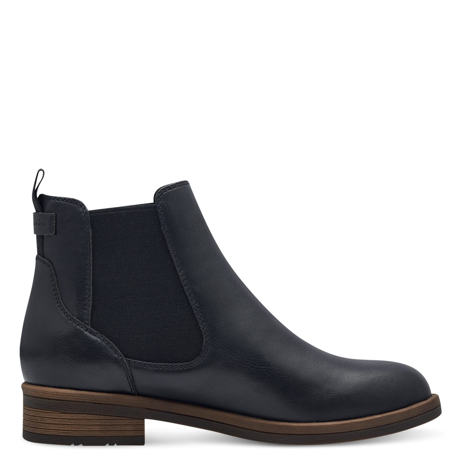 Tamaris Chelsea-boots blokhak, laarsjes, business schoen, instapschoen, aantrekband