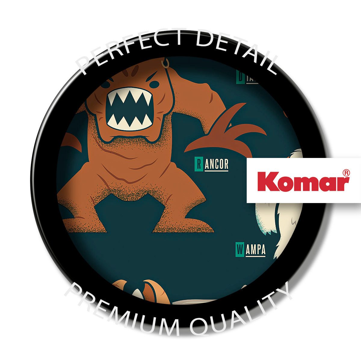 Komar Artprint Star Wars Hungry Monsters 300 x 280 cm (breedte x hoogte) - behang, vlies, woonkamer, slaapkamer (1 stuk)
