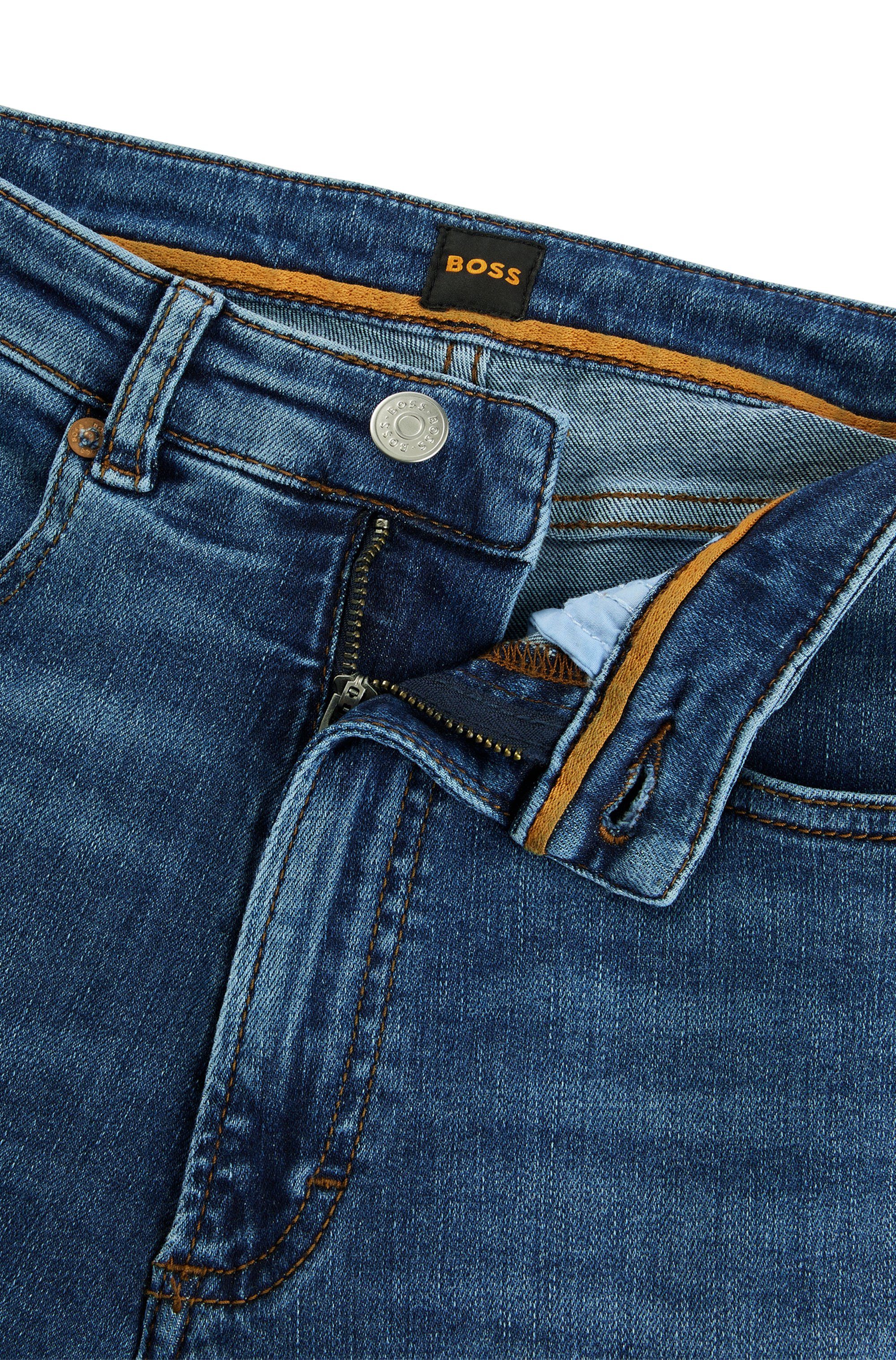 Boss Orange Slim fit jeans Rosa High Rise Bootcut Premium Damesmode