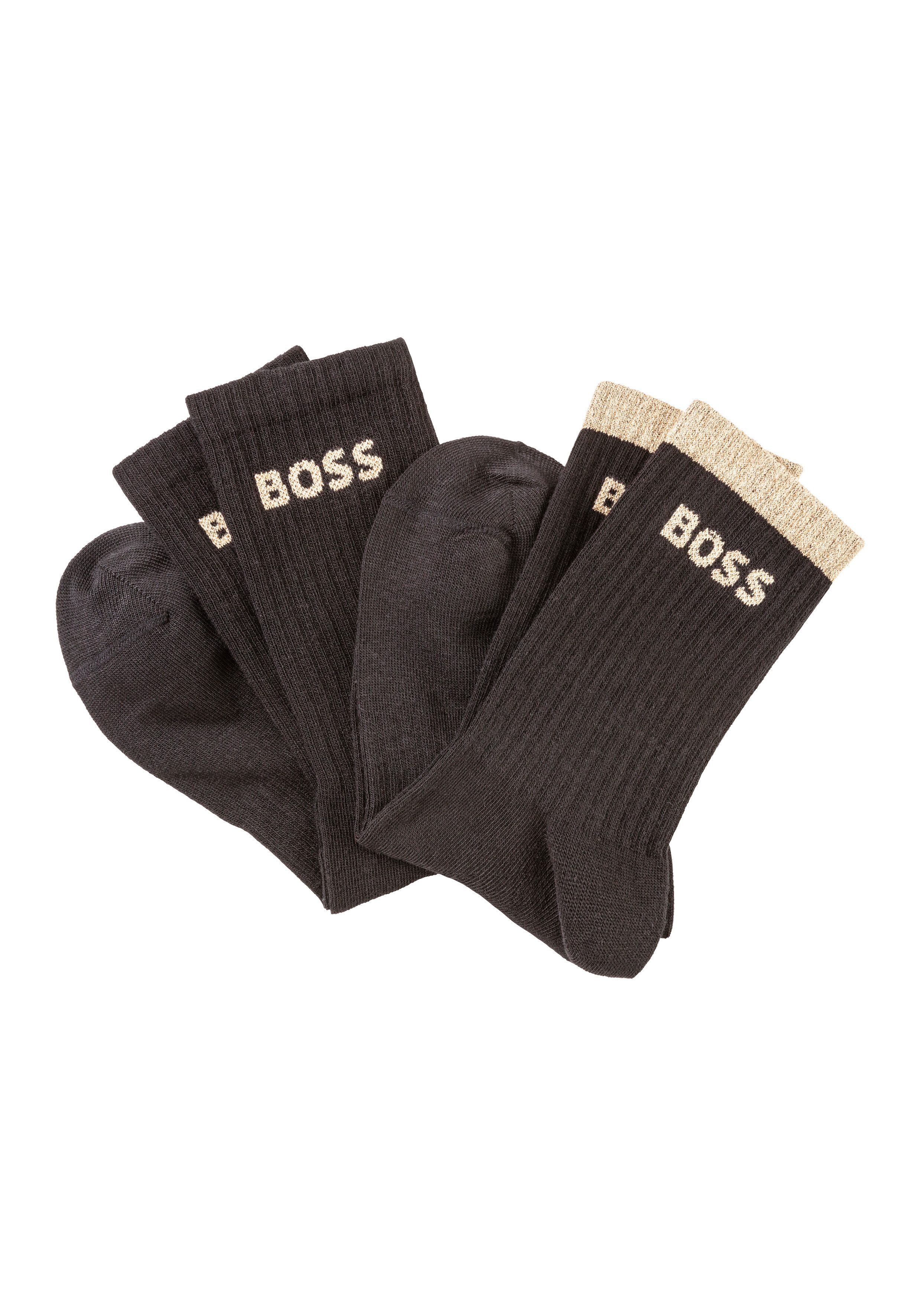 BOSS Vrijetijdssokken 2PQS Gift Lurex CC W (2 paar)