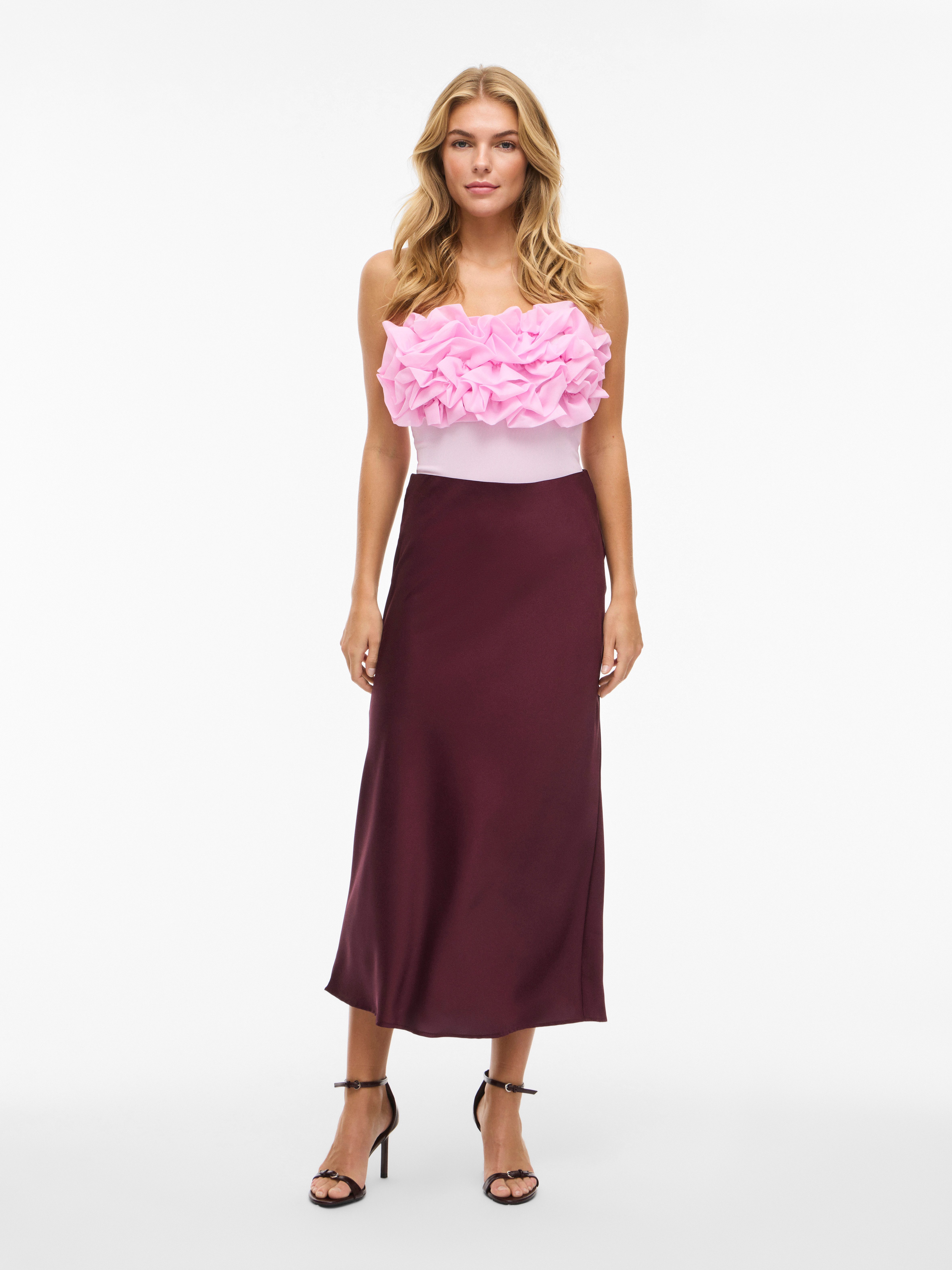 Vila Maxirok VIELLETTE HW LONG SKIRT - NOOS