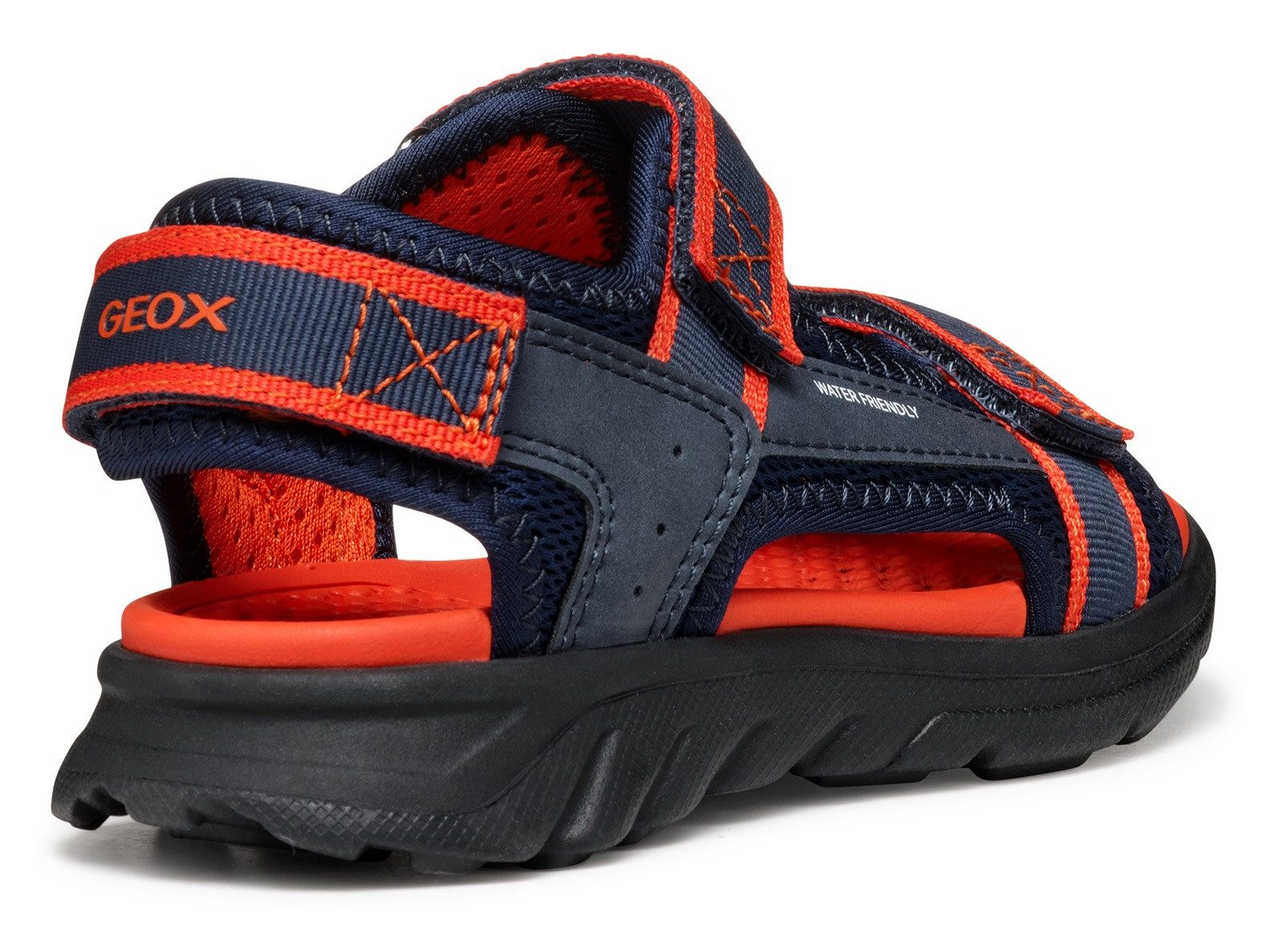 Geox Sandalen J SANDAL AIRADYUM BO , trekking sandaal, zomerschoen, klittenbandschoen met gekleurde binnenzool