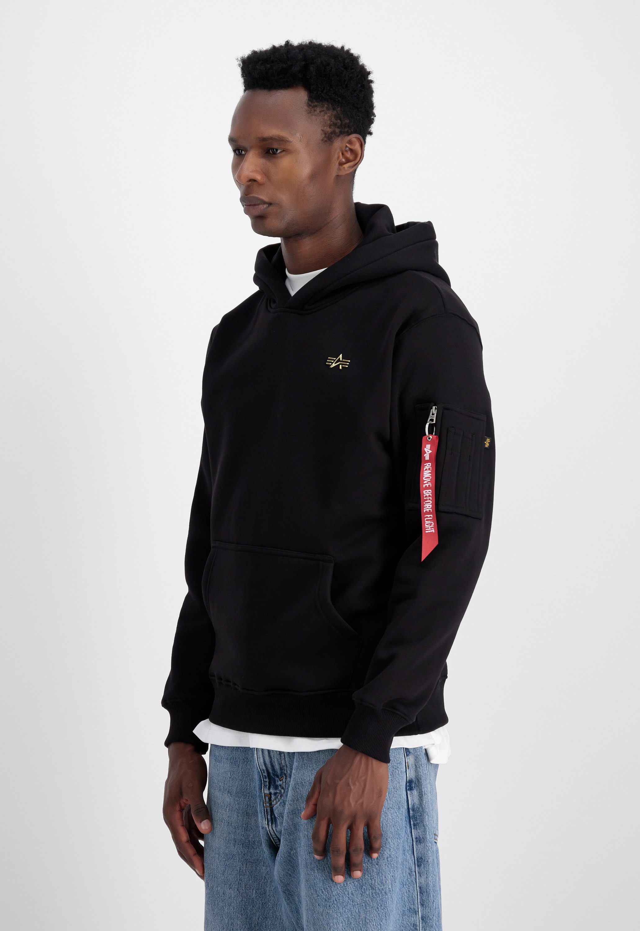 Alpha Industries Hoodie Men Hoodies 3D Small Logo Hoodie