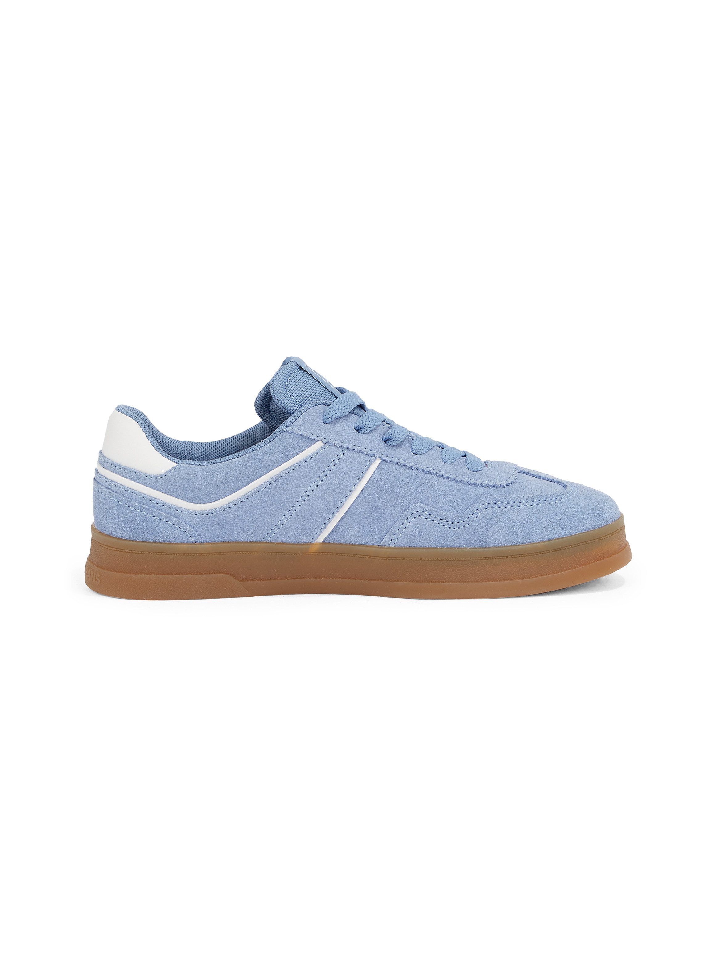 TOMMY JEANS Sneakers THE GREENWICH SUEDE , vrijetijdsschoen, halfschoen, veterschoen met gepolsterde schacht
