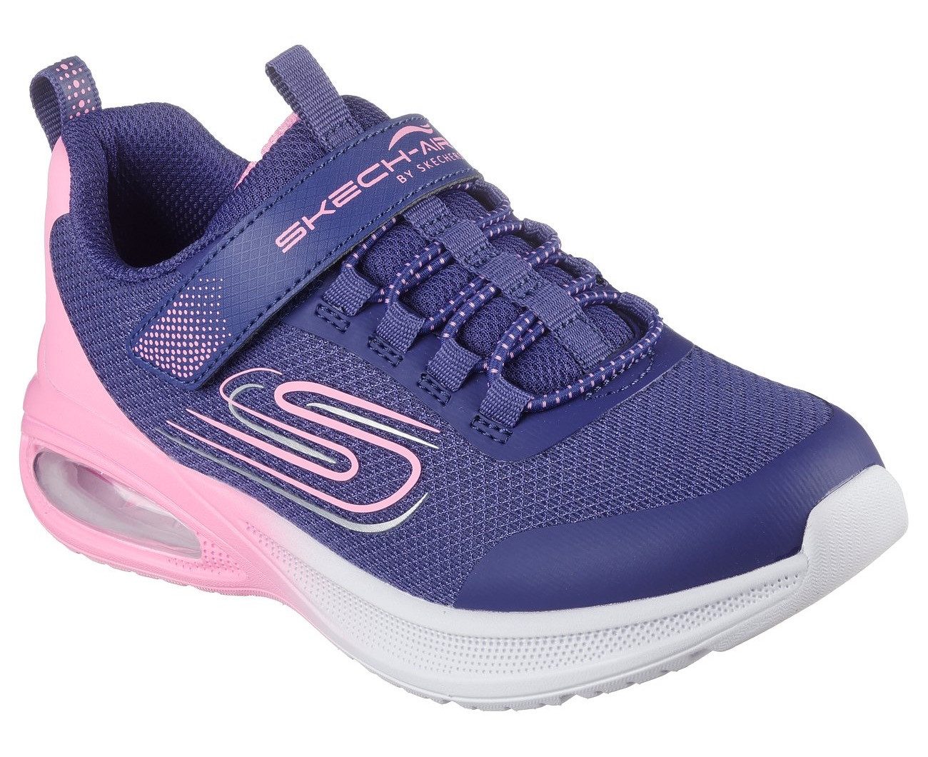 Skechers Kids Sneakers MICROSPEC MAX ADVANCE , slip-on sneakers, klittenbandsluiting, s-logo, maat...