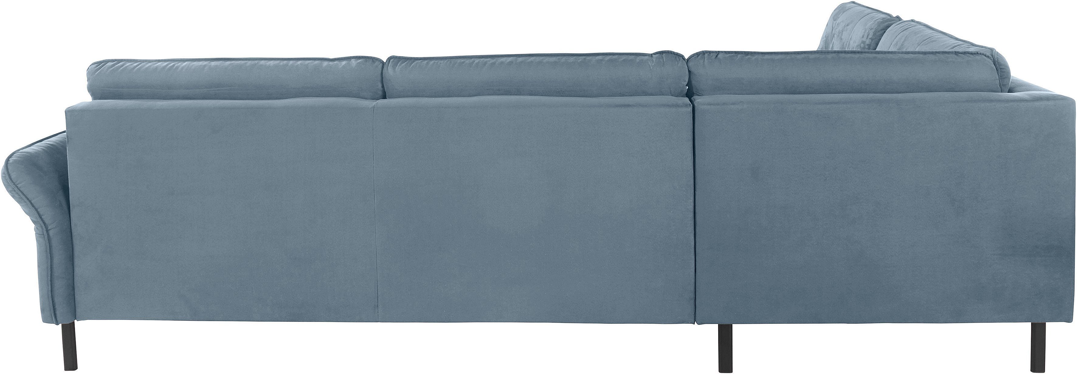 INOSIGN Hoekbank Birkholm L-vorm Verstelbare armleuningen, ook in Easy Clean bekleding - met water te reinigen