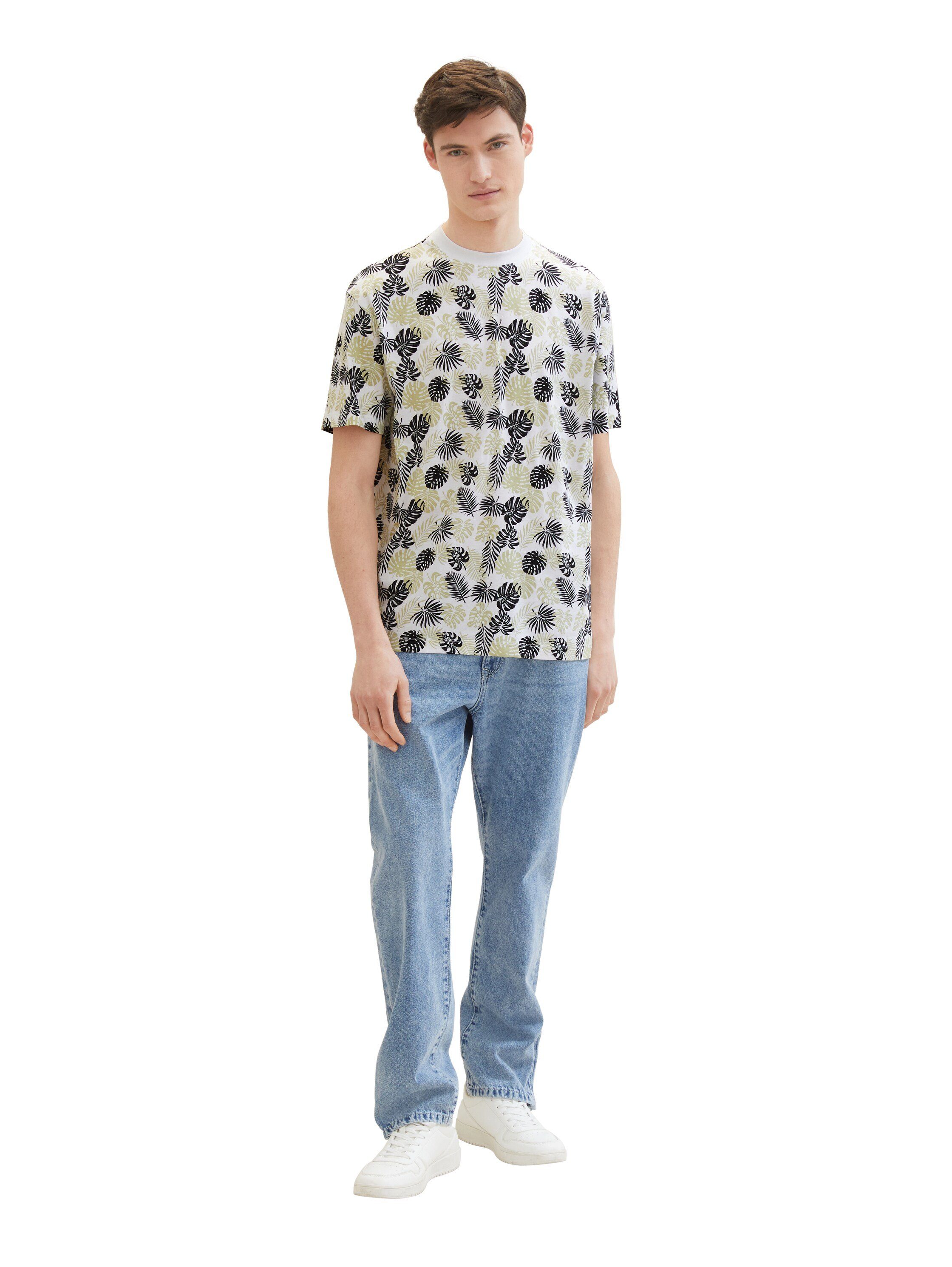 Tom Tailor Denim Shirt met print met all-over print