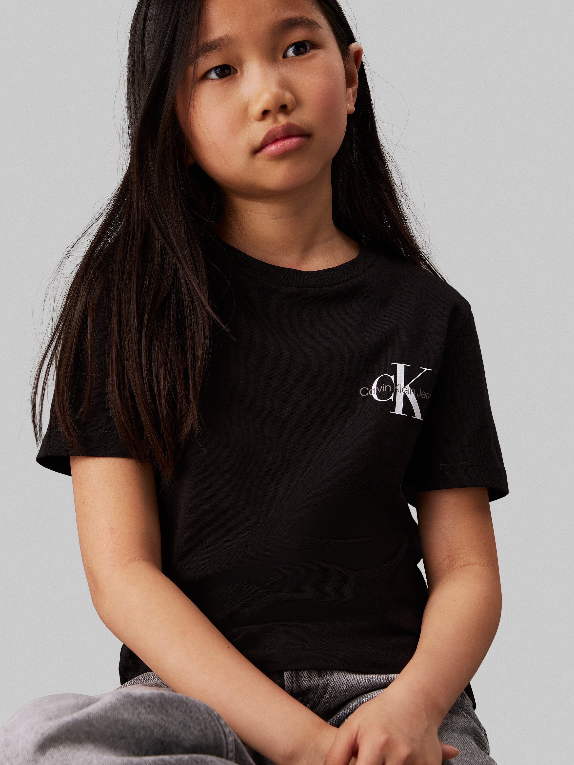 Calvin Klein T-shirt CHEST MONOGRAM T-SHIRT voor kinderen tot 16 jaar