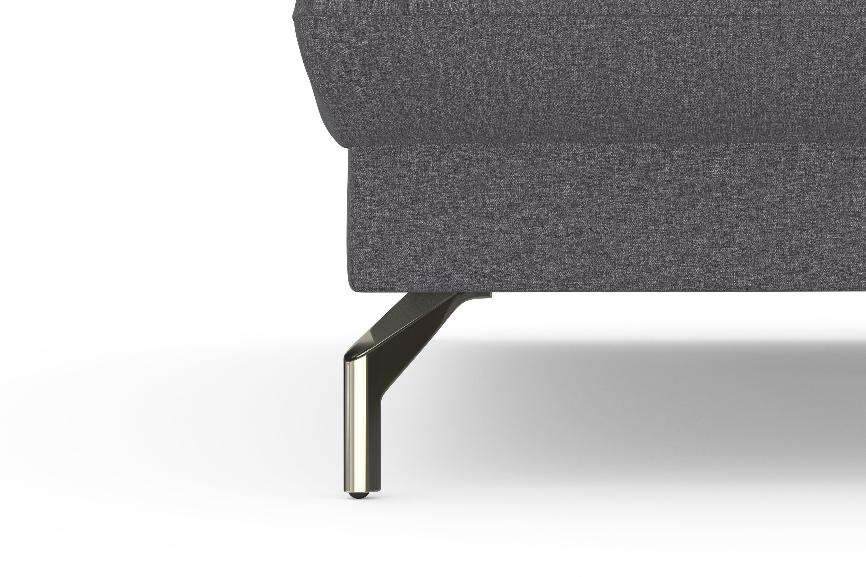 sit&more Hoekbank Fashion L-vorm naar keuze met verstelbare hoofdsteun, uittrekzitting, motorisch, nikkel poten
