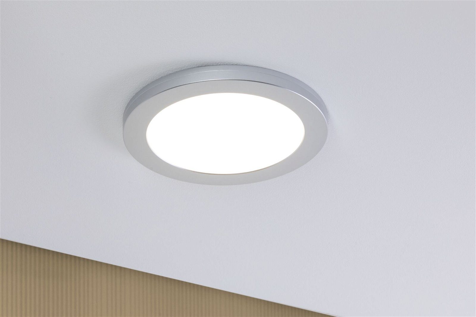 Paulmann Ledinbouwlamp 2in1 Cover-it rond 225mm 16,5W 1200lm 4000K chroom mat (1 stuk)
