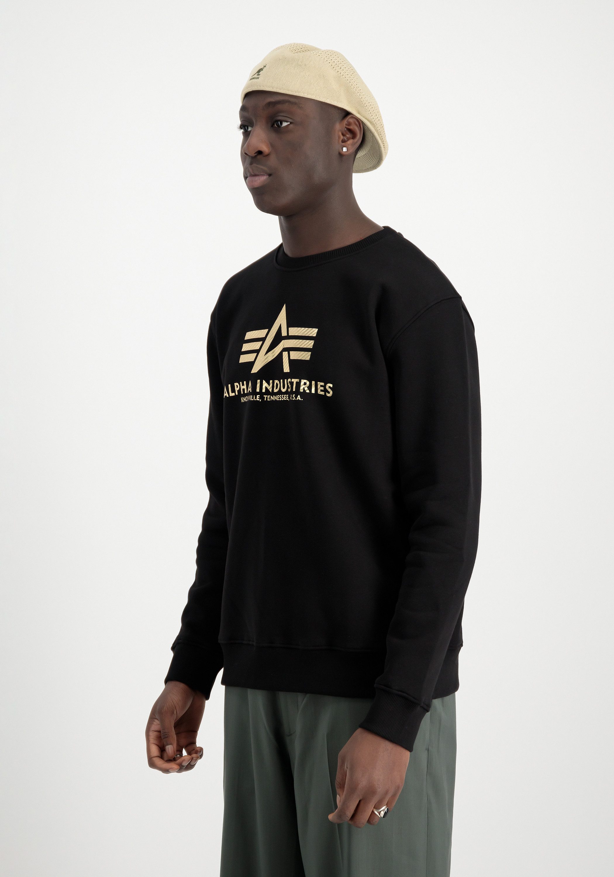 Alpha Industries Sweater Alpha Industries Men - Sweatshirts Basic Sweatshirt Carbon