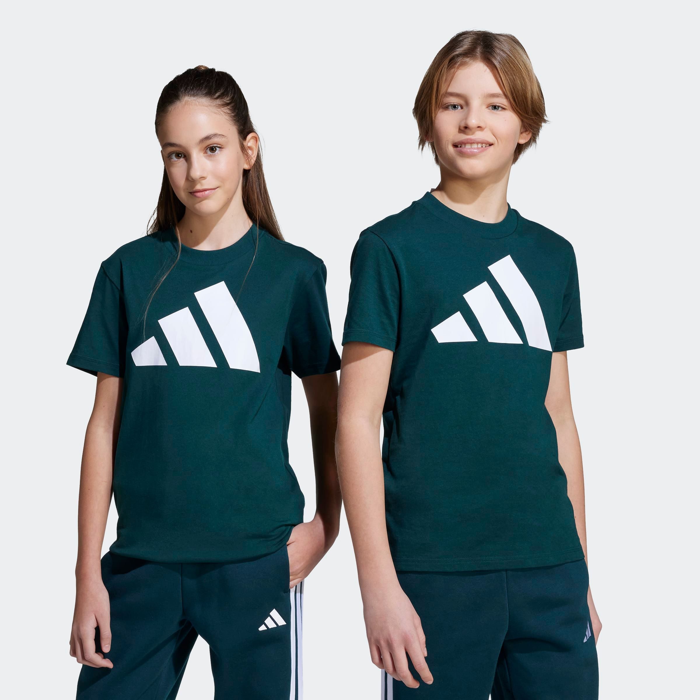 adidas Sportswear T-shirt J BL TEE 160 jongens t-shirts maat 152 groen
