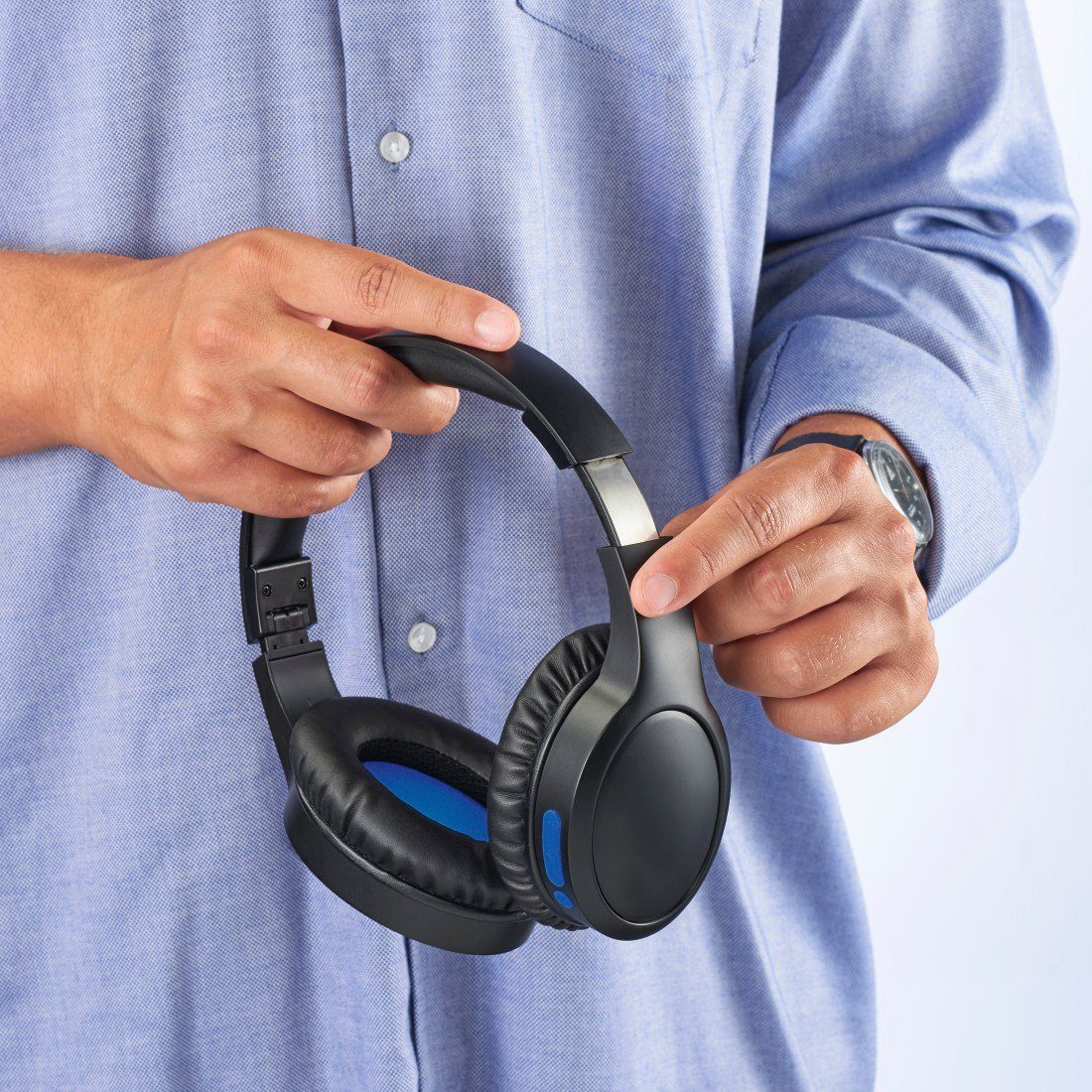 Hama Bluetooth-hoofdtelefoon Bluetooth®-koptelefoon draadloos, zwart, over-ear, ingebouwd microfoon