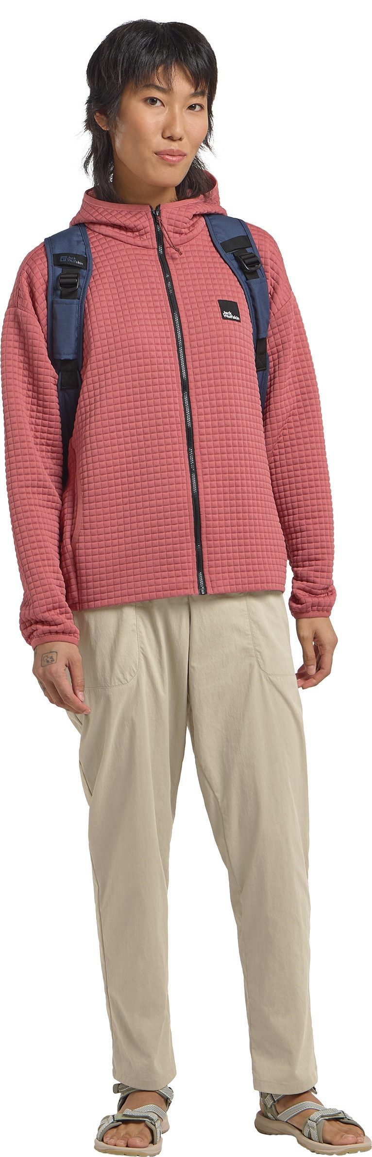 Jack Wolfskin Fleecejack MOGARI HOODED FZ W