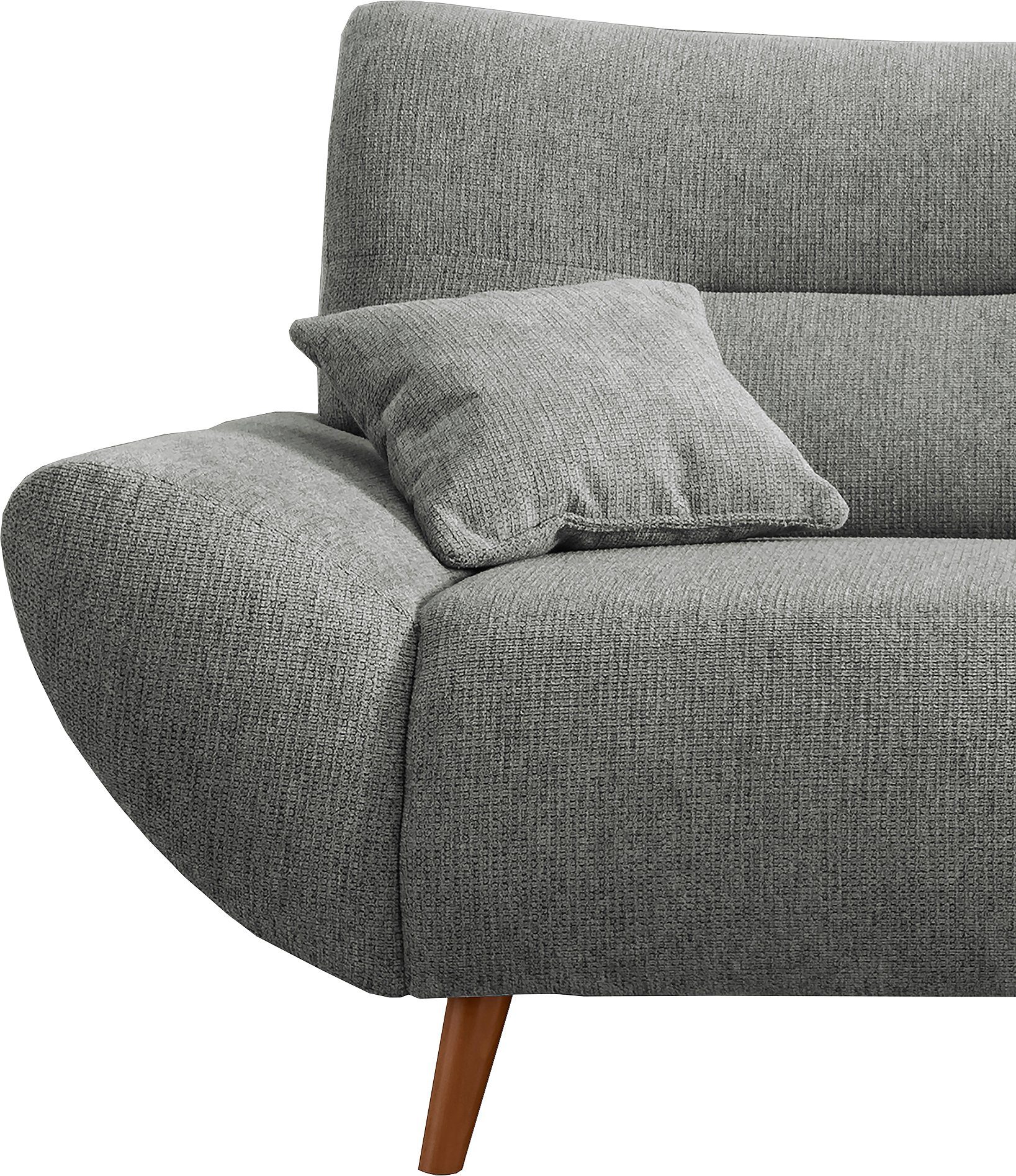 INOSIGN 2-zitsbank Drago elegant en tijdloos, comfortabel, houten voet