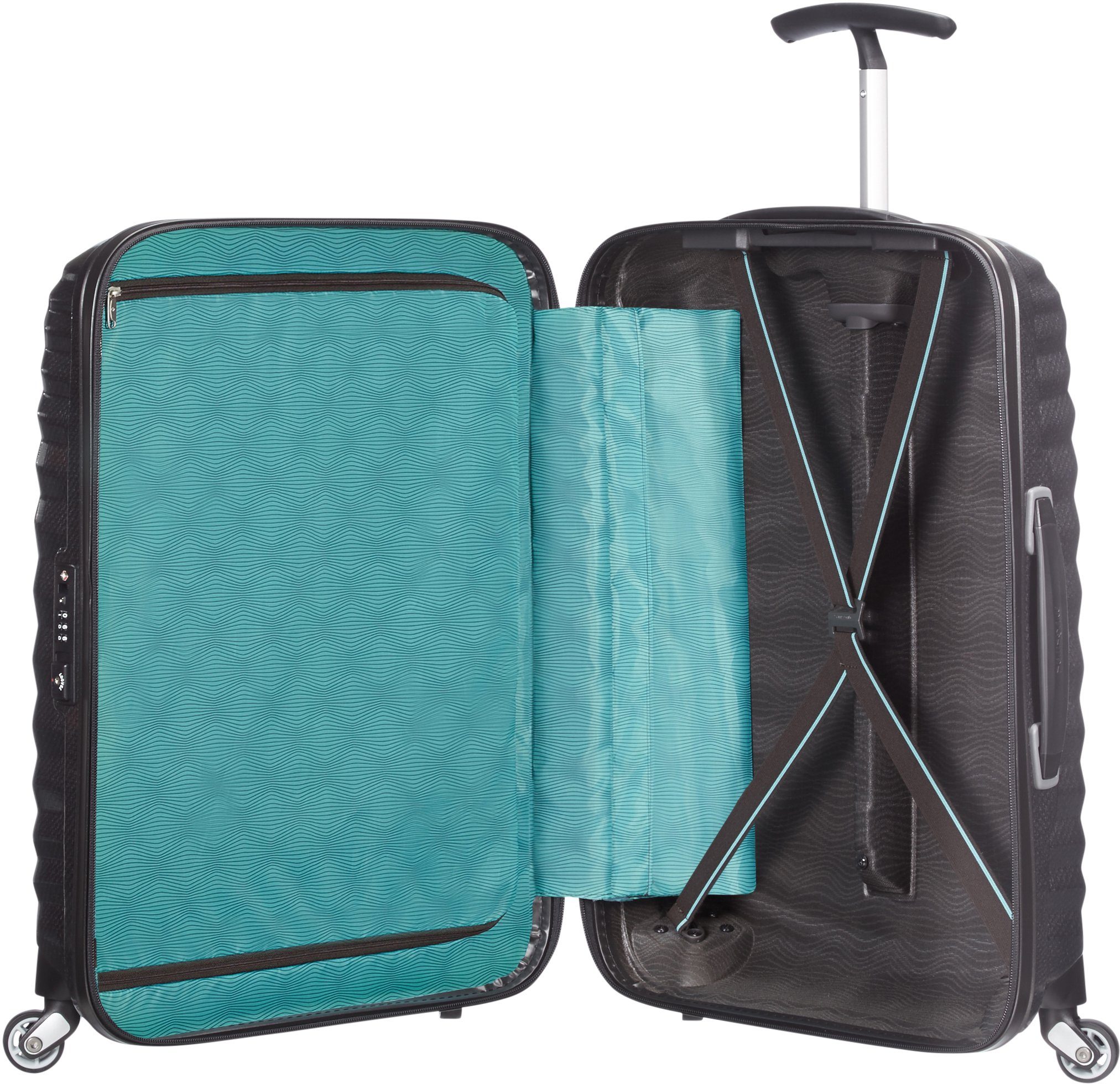 Samsonite Hardshell-trolley LITE-SHOCK, verschillende maten Reiskoffer trolley incheckbagage TSA-cijferslot gemaakt in Europa