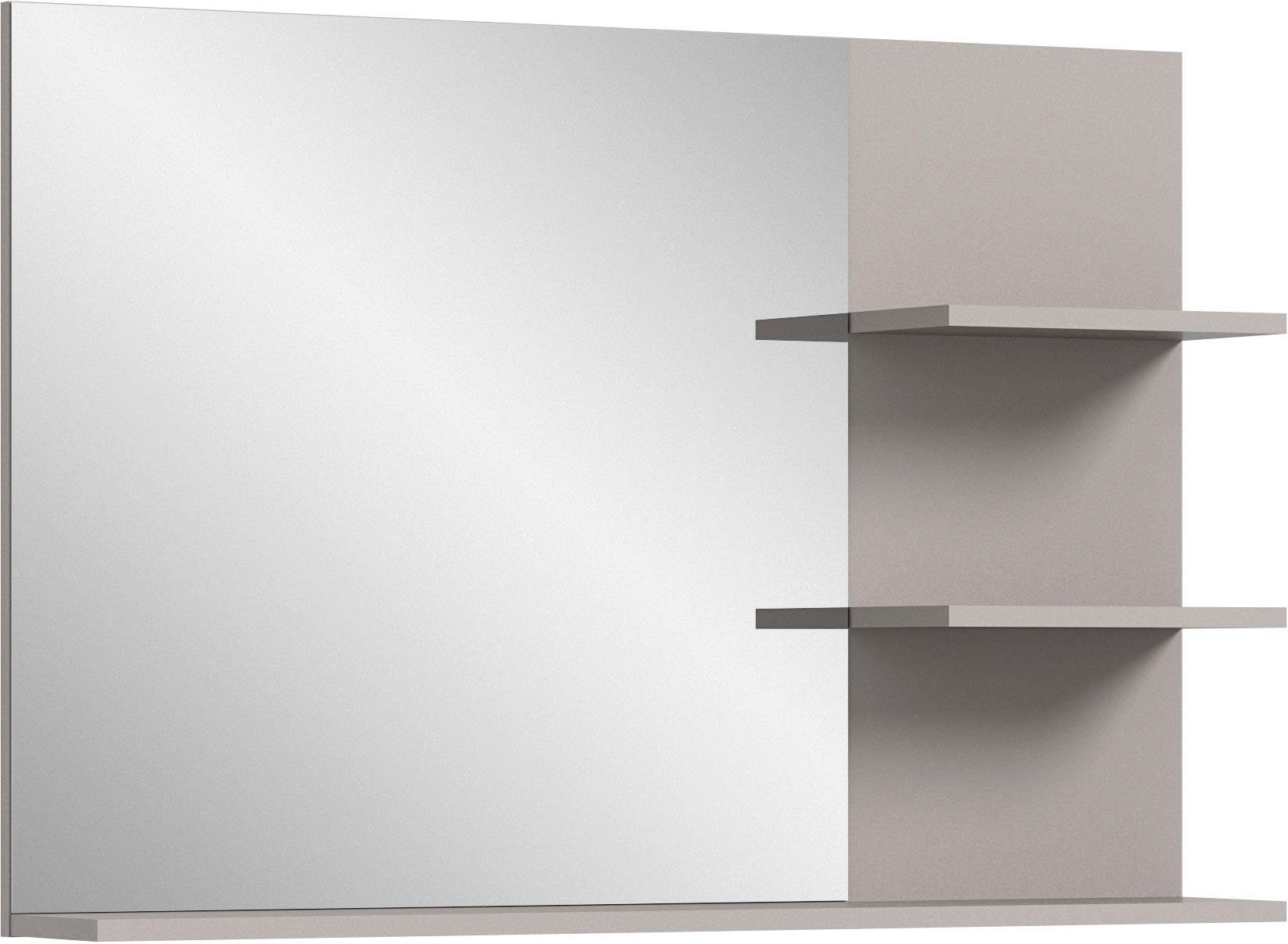INOSIGN Spiegel Skygge, Breedte 100 cm, 3 legplanken, hoogwaardig spiegelglas (1 stuk)