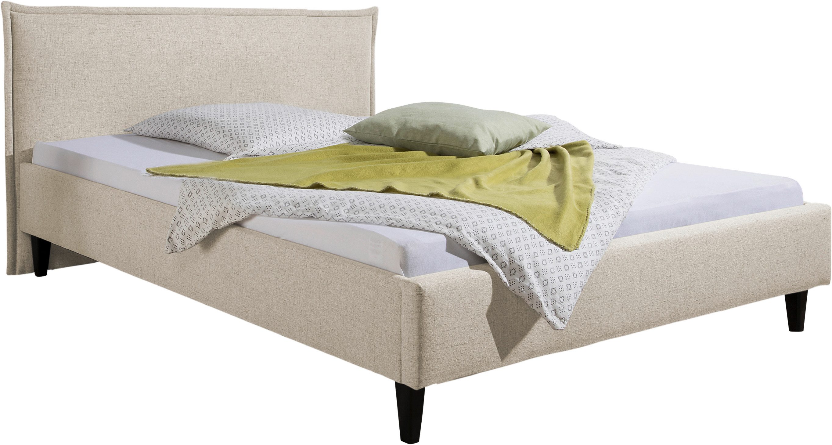 Maintal Gestoffeerd bed Gustine Zijkanten van het bed zelf te monteren, zonder bedkist