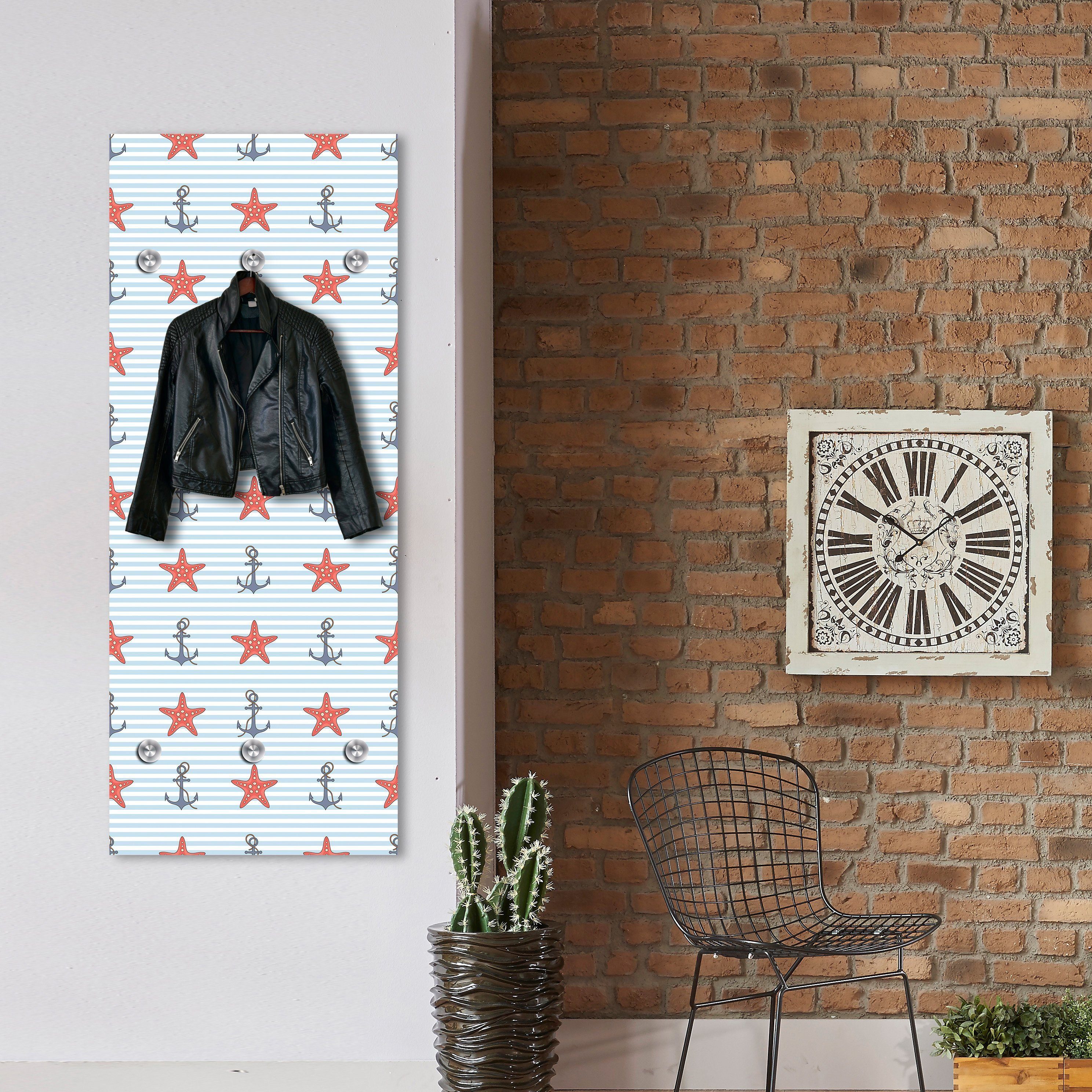 queence Kapstok Ocean, Zee met 6 haken, 50 x 120 cm