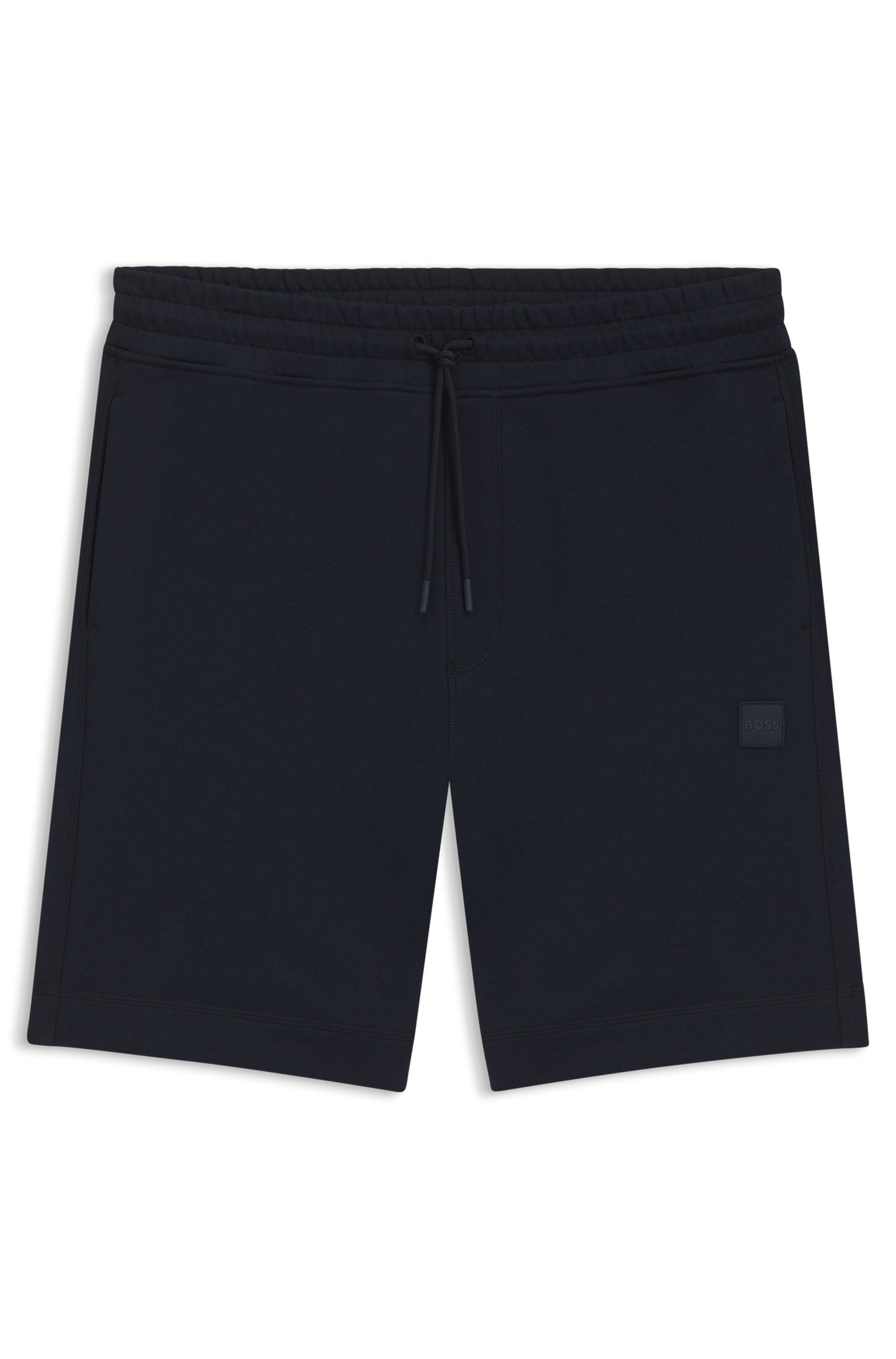 Boss Orange Sweatshort Sewalk met boss-merklabel