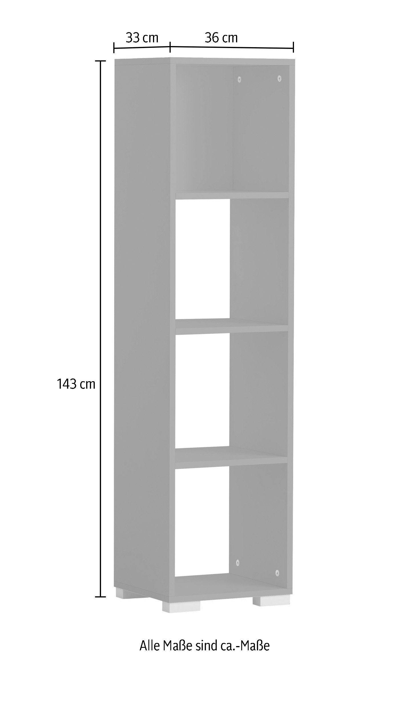 Schildmeyer Stellingkast Baku Boekenkast, 36 x 142 cm, praktische open vakken, Made in Germany
