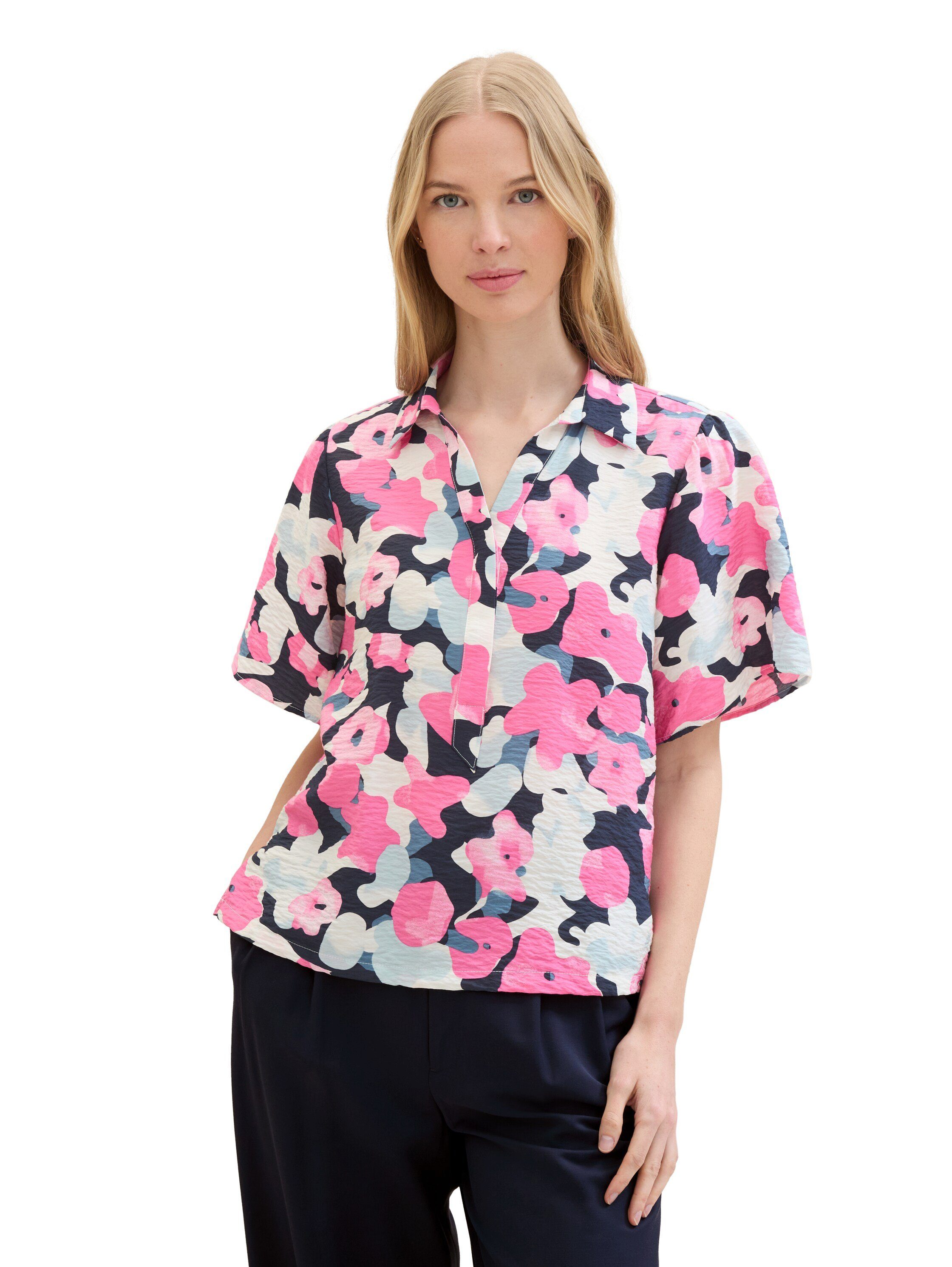 Tom Tailor Gedessineerde blouse met all-over motief