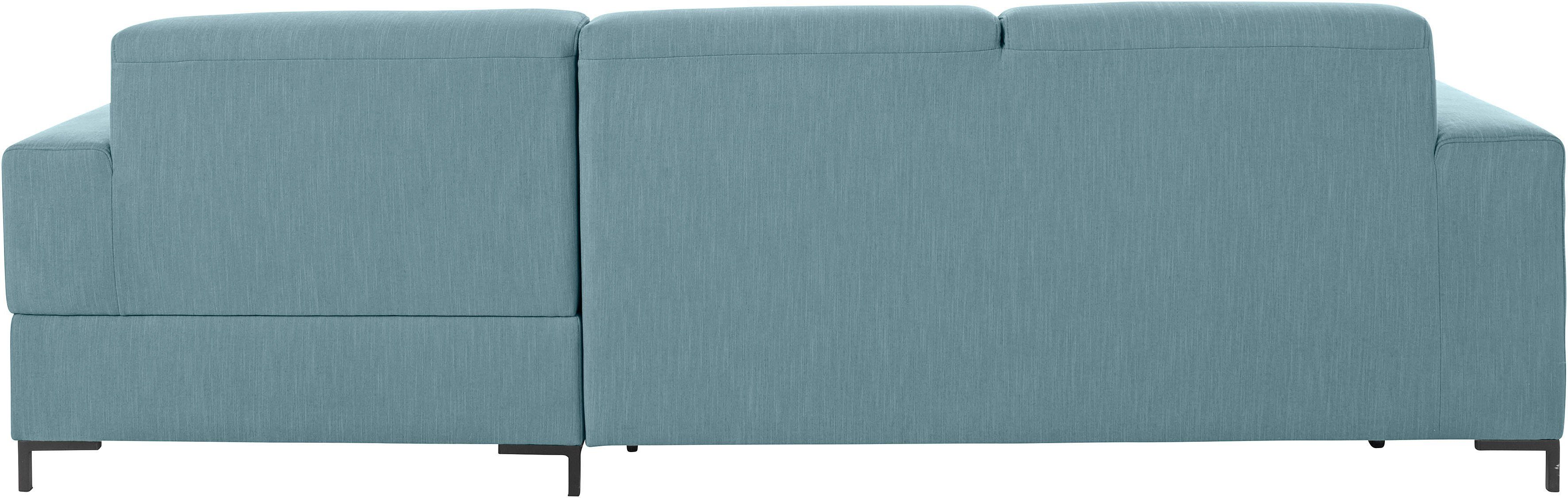 OTTO products Hoekbank Grazzo L-vorm hoogwaardige stoffen van gerecycled materiaal, stiksels op de zitting