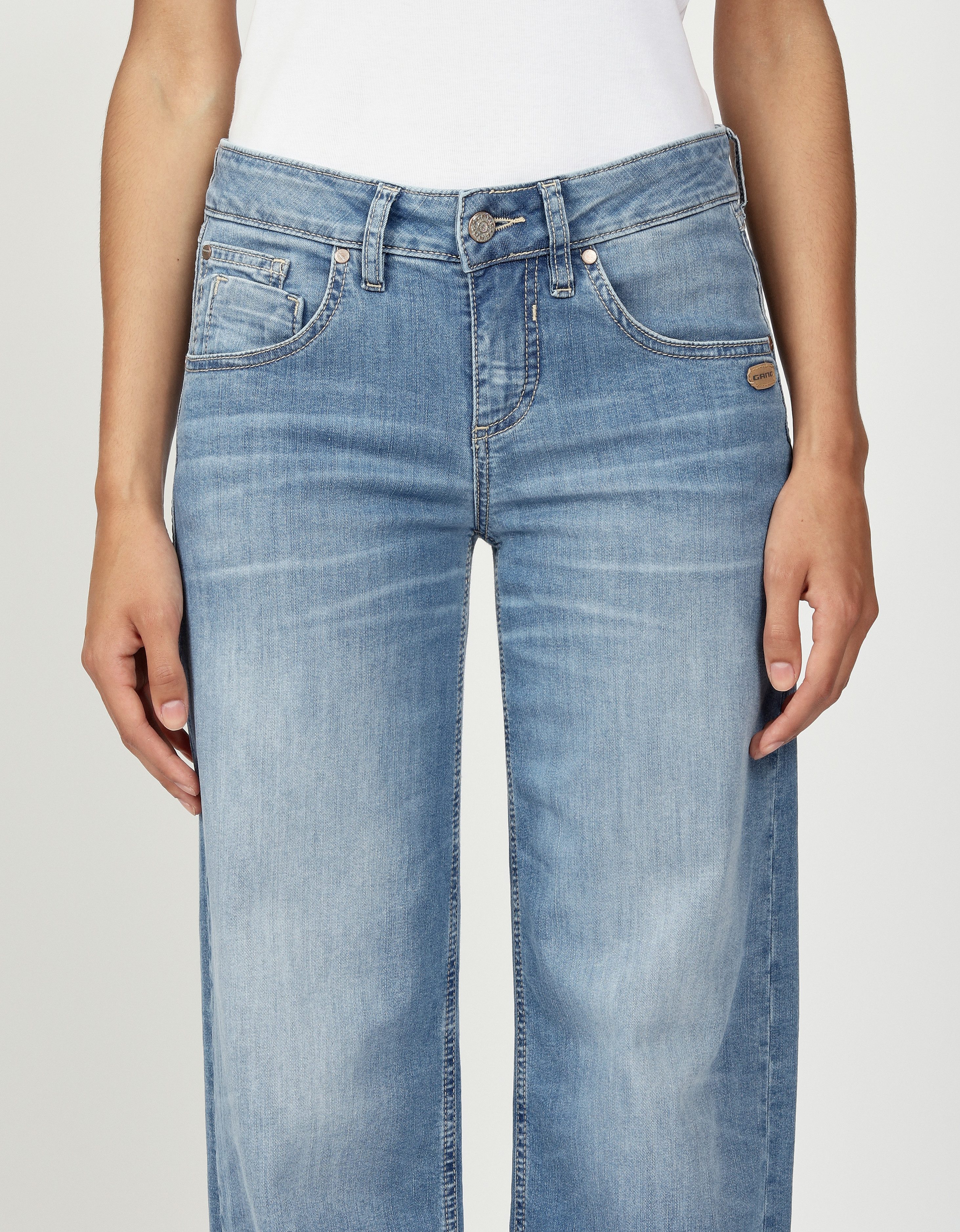GANG Straight jeans 94RIVER met extra kleine achterzak