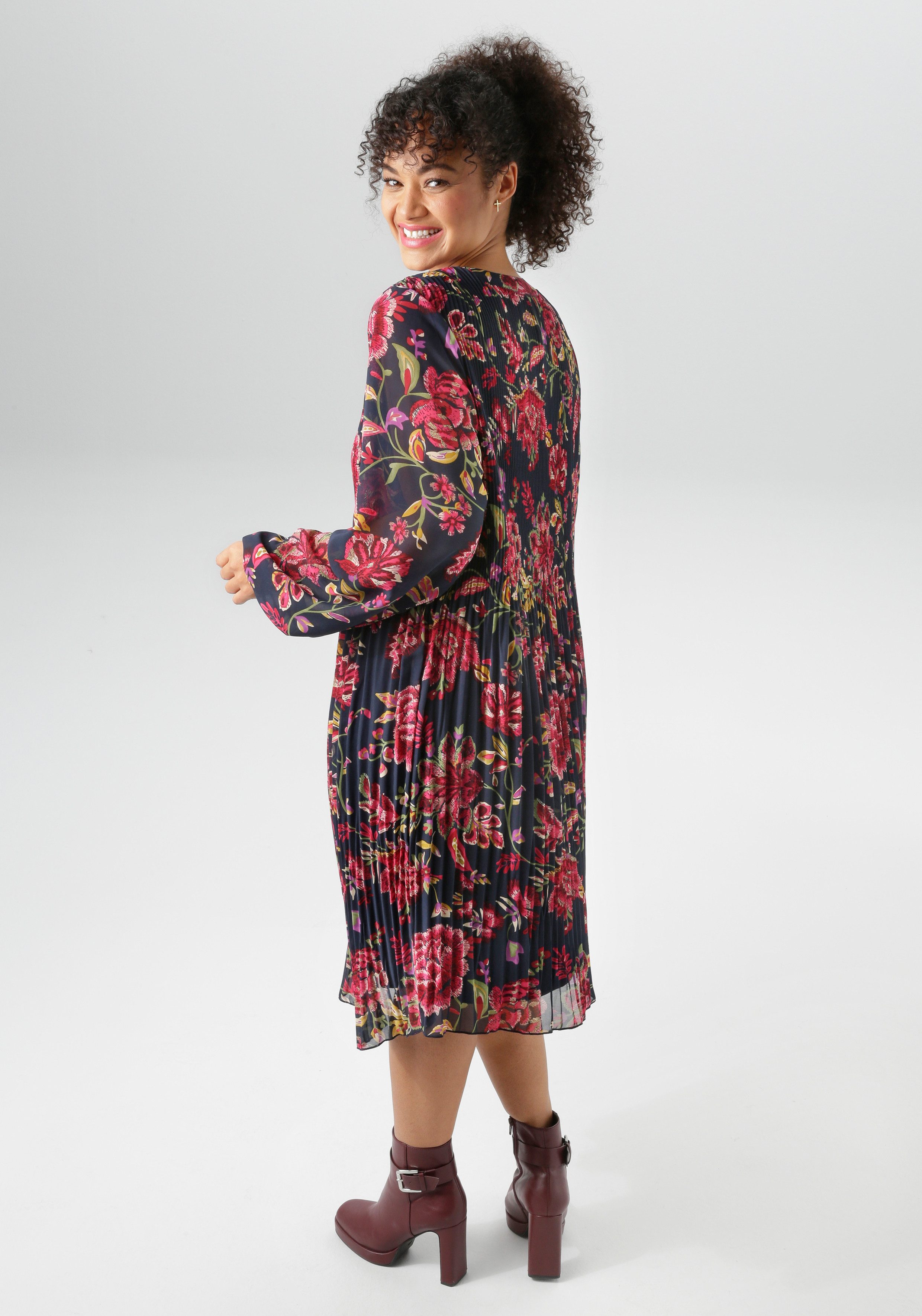 Aniston PLUS Zomerjurk all-over print - nieuwe collectie