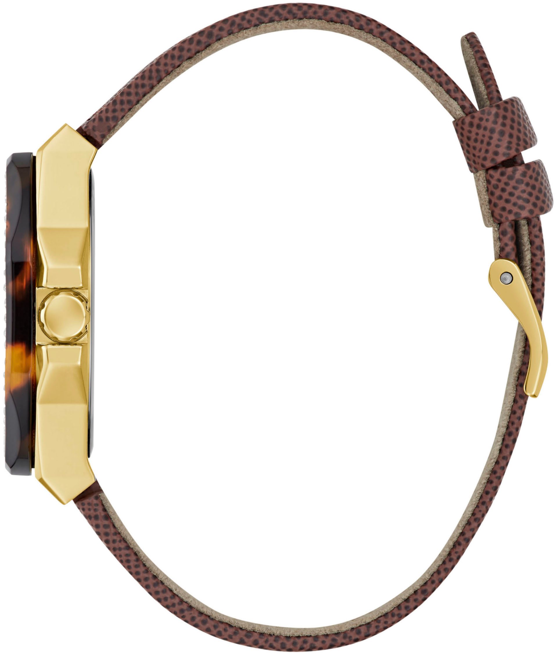 Guess Multifunctioneel horloge Glaze Quartzhorloge, horloge, damenuur, datum, 12/24-uurs weergave, analoog