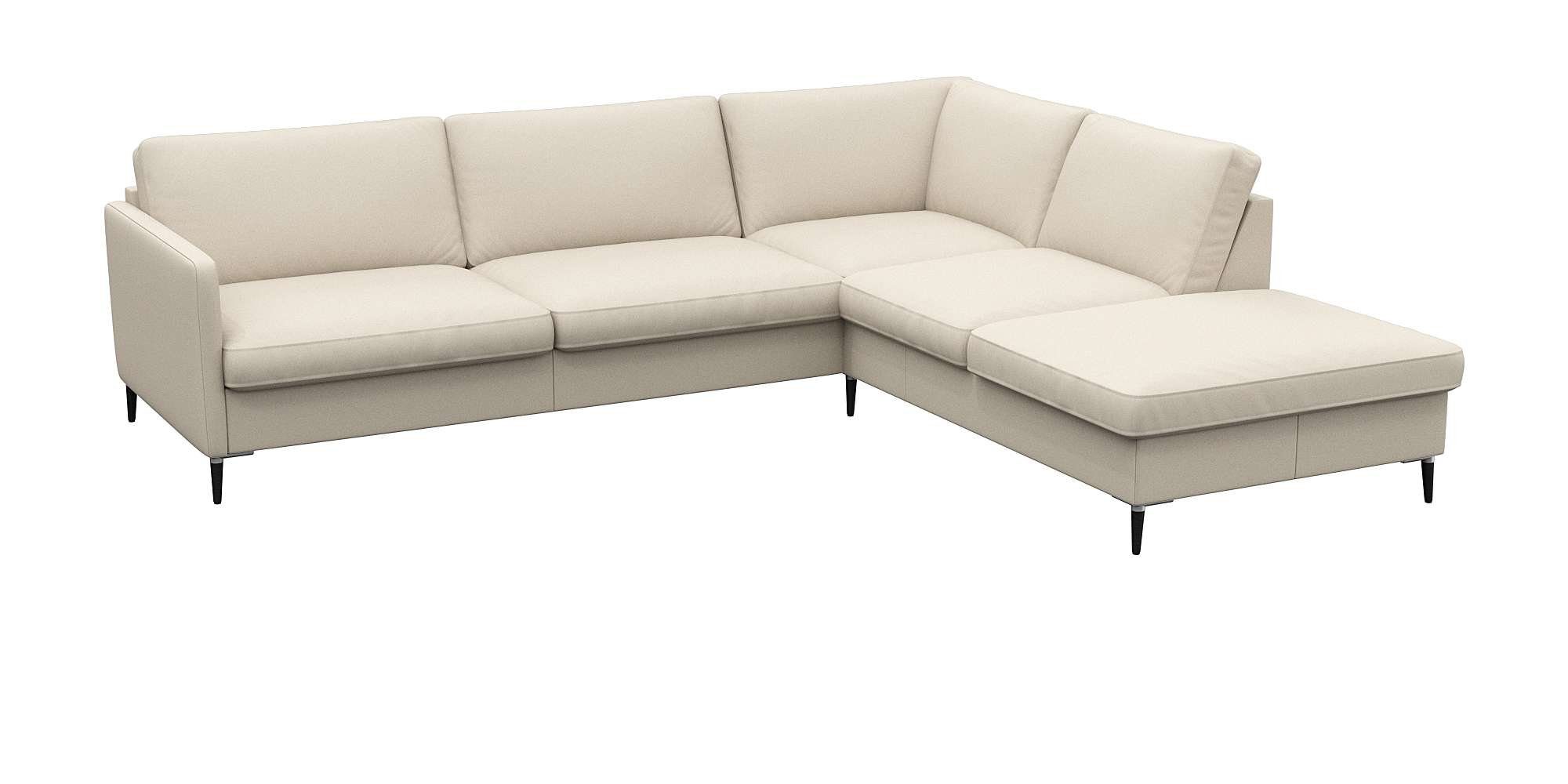 FLEXLUX Hoekbank Fiore, super zitcomfort door koudschuim in de zitting, L-vorm